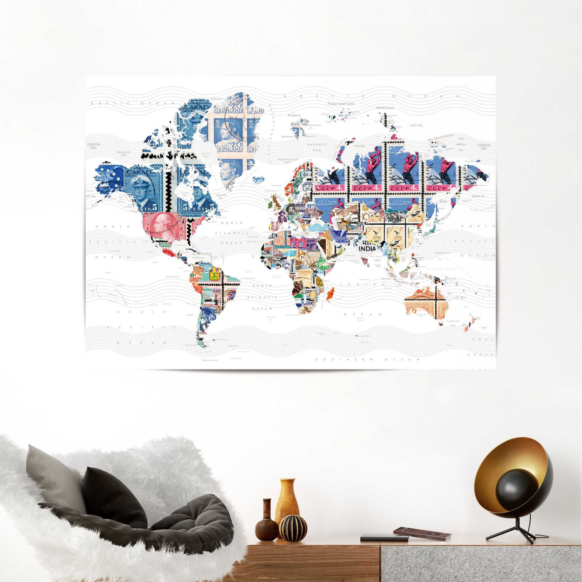Reinders! Poster »Weltkarte« kaufen | BAUR