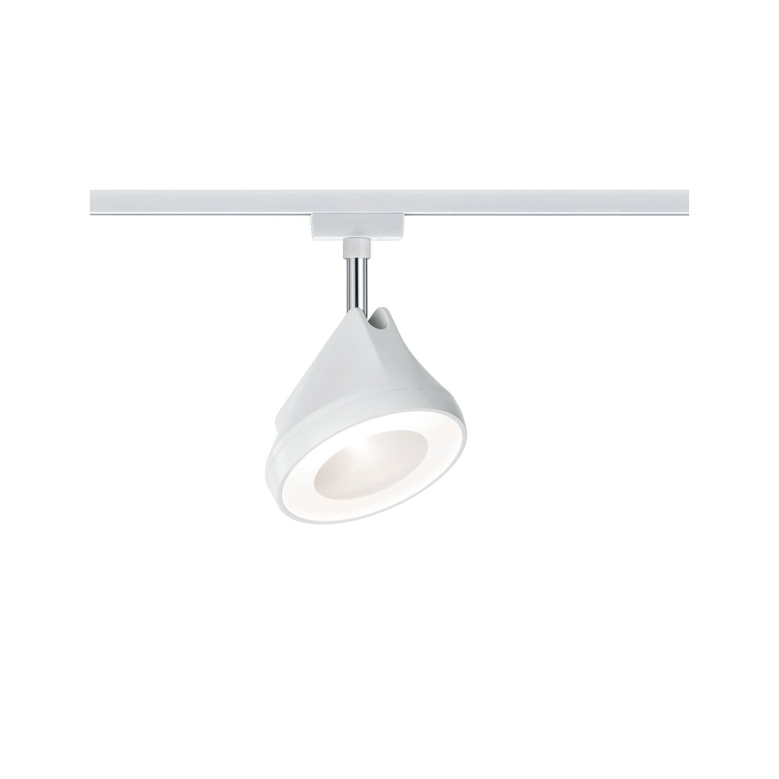 Paulmann Schienensystem-Leuchten »URail Schienenspot Arena 800lm 14W 2700K 230V Schwarz matt, Chrom«, Einzelspot, dimmbar