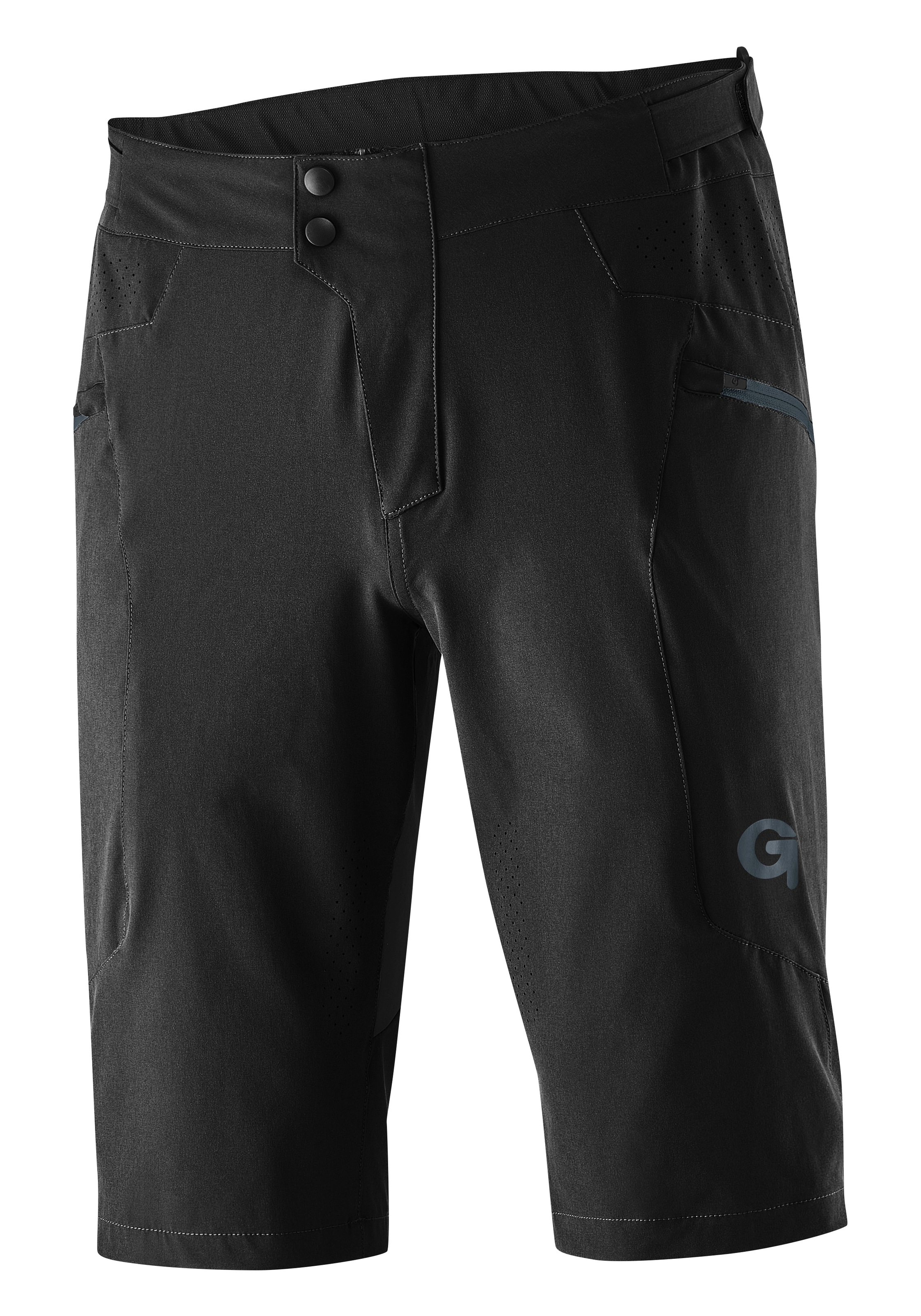 Thumbnail - Gonso Radhose "VALDES" Herren Bike-Shorts, atmungsaktive MTB Fahrradhose, Bund regulierbar