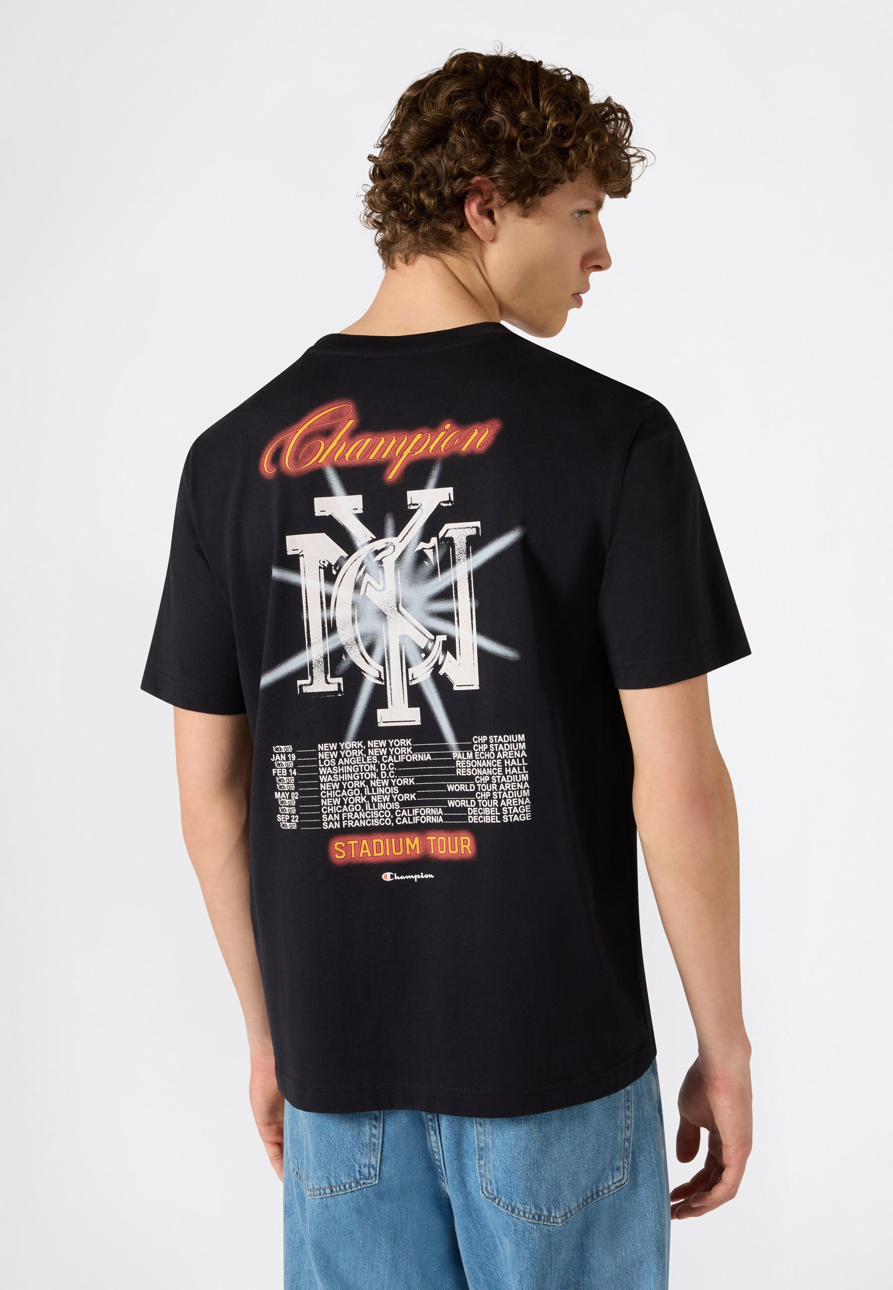 Champion T-Shirt »Graphic Crewneck T-Shirt« mit grafischem Design, für Erwachsene, aus Baumwolle