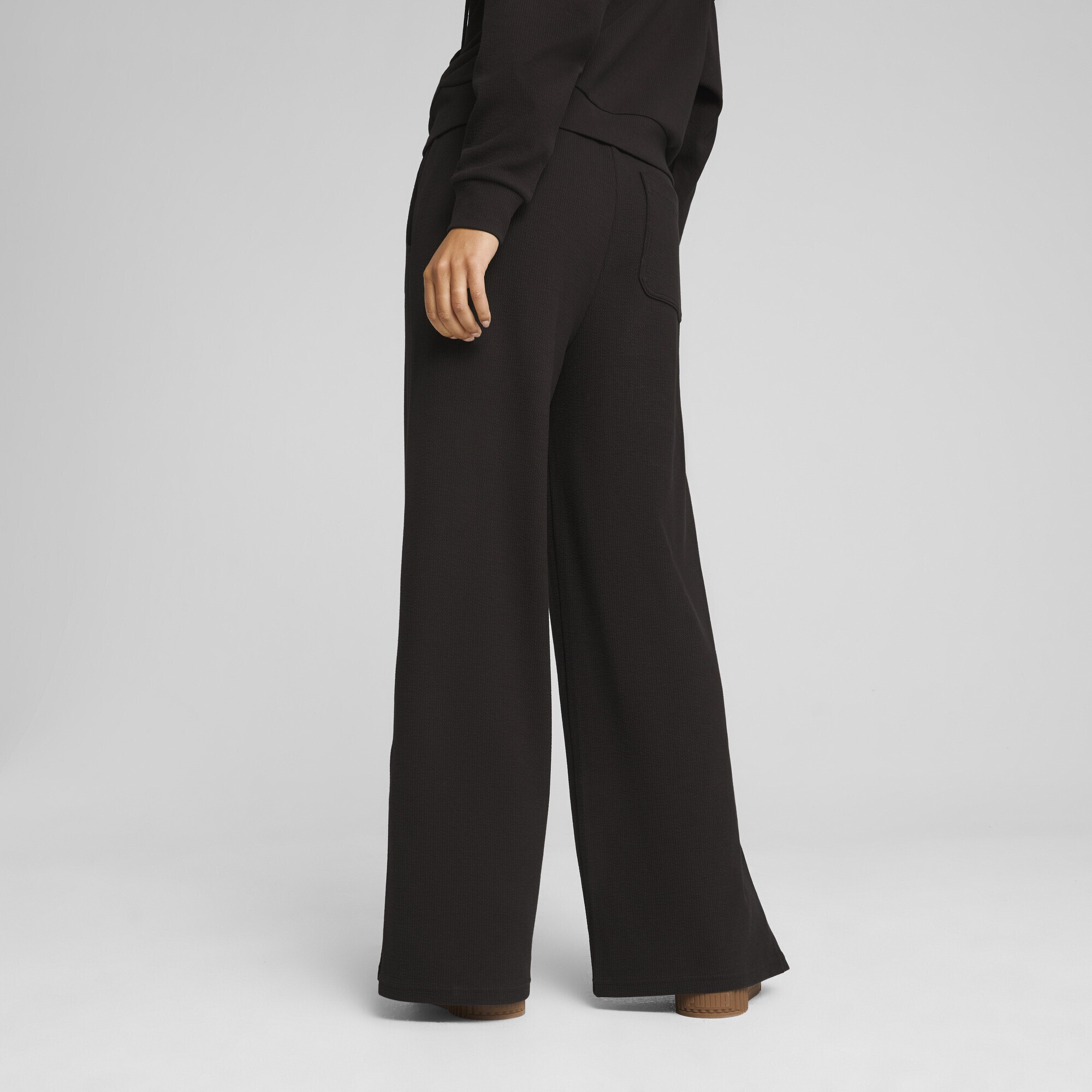 PUMA Sporthose »HER Bequeme Straight Fit Hose mit hohem Bund Damen«