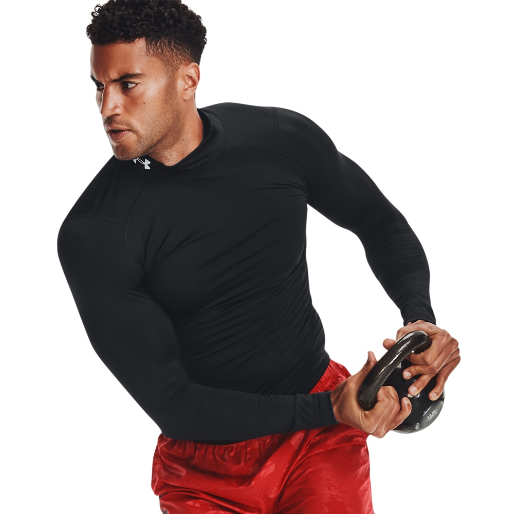 Under Armour® Trainingsshirt »HeatGear® Mock Langarm-Oberteil« Langarm-Design, mit Stehkragen, atmungsaktiv, normale Schnittform