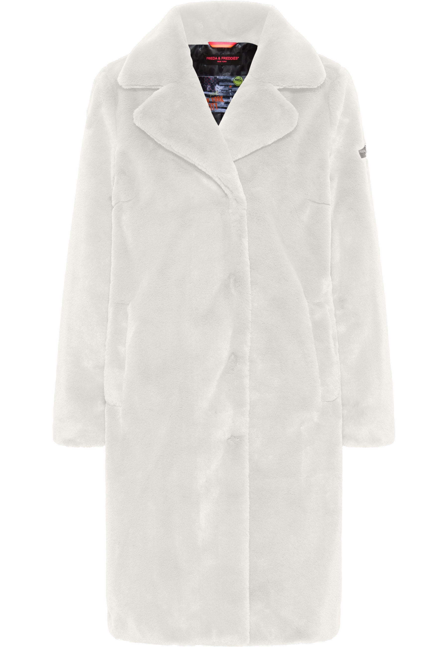 Frieda & Freddies Fellimitatmantel »Fake Fur Coat«
