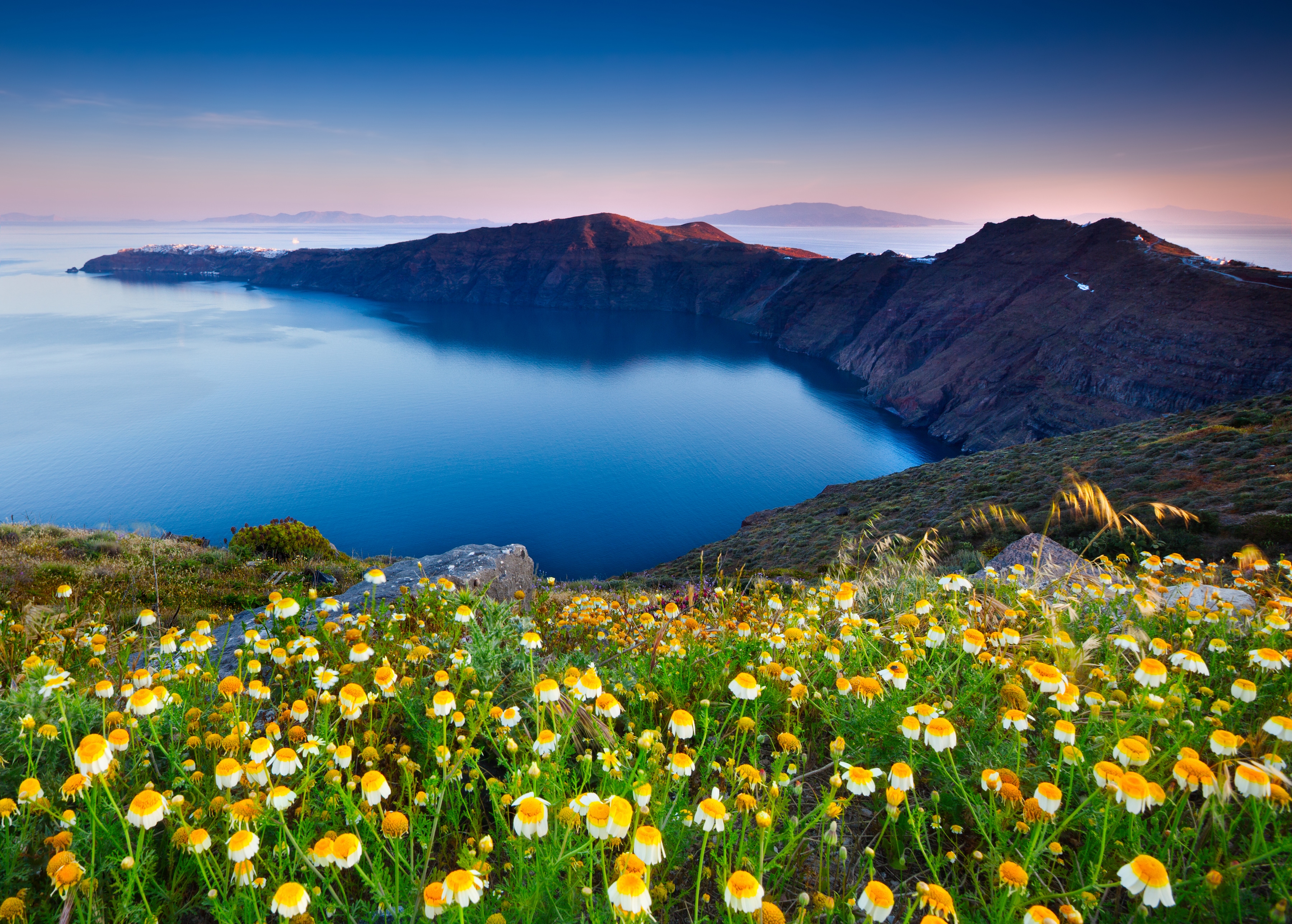 Papermoon Fototapete "Santorini Spring" glatt