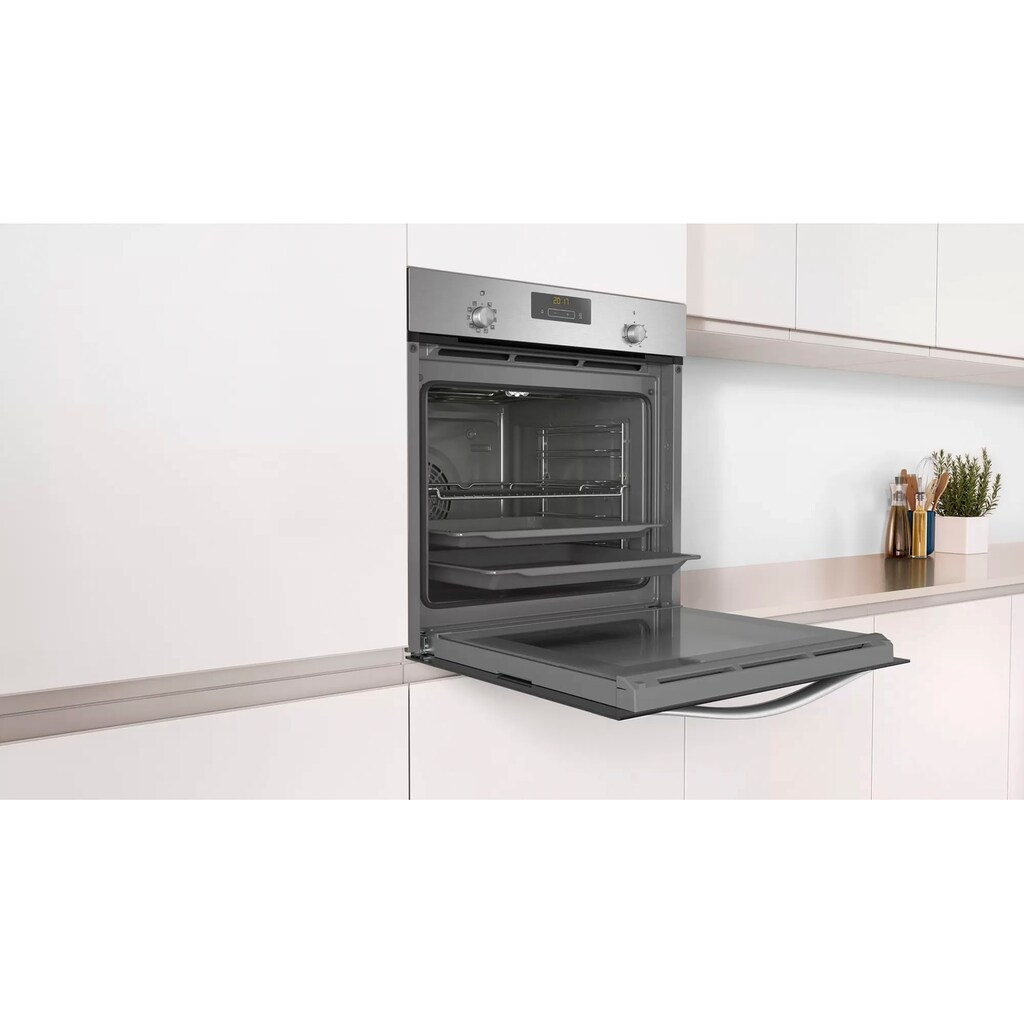 Constructa Backofen-Set »CX5BI608«, CF3M61052, mit Teleskopauszug nachrüstbar, Hydrolyse