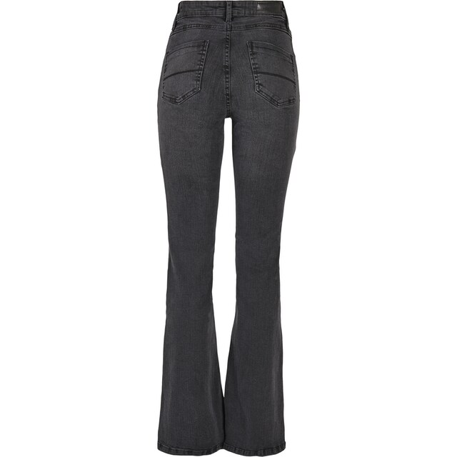 URBAN CLASSICS Jeggings »Damen Ladies High Waist Flared Denim Pants«, (1 tlg.)  online kaufen | BAUR