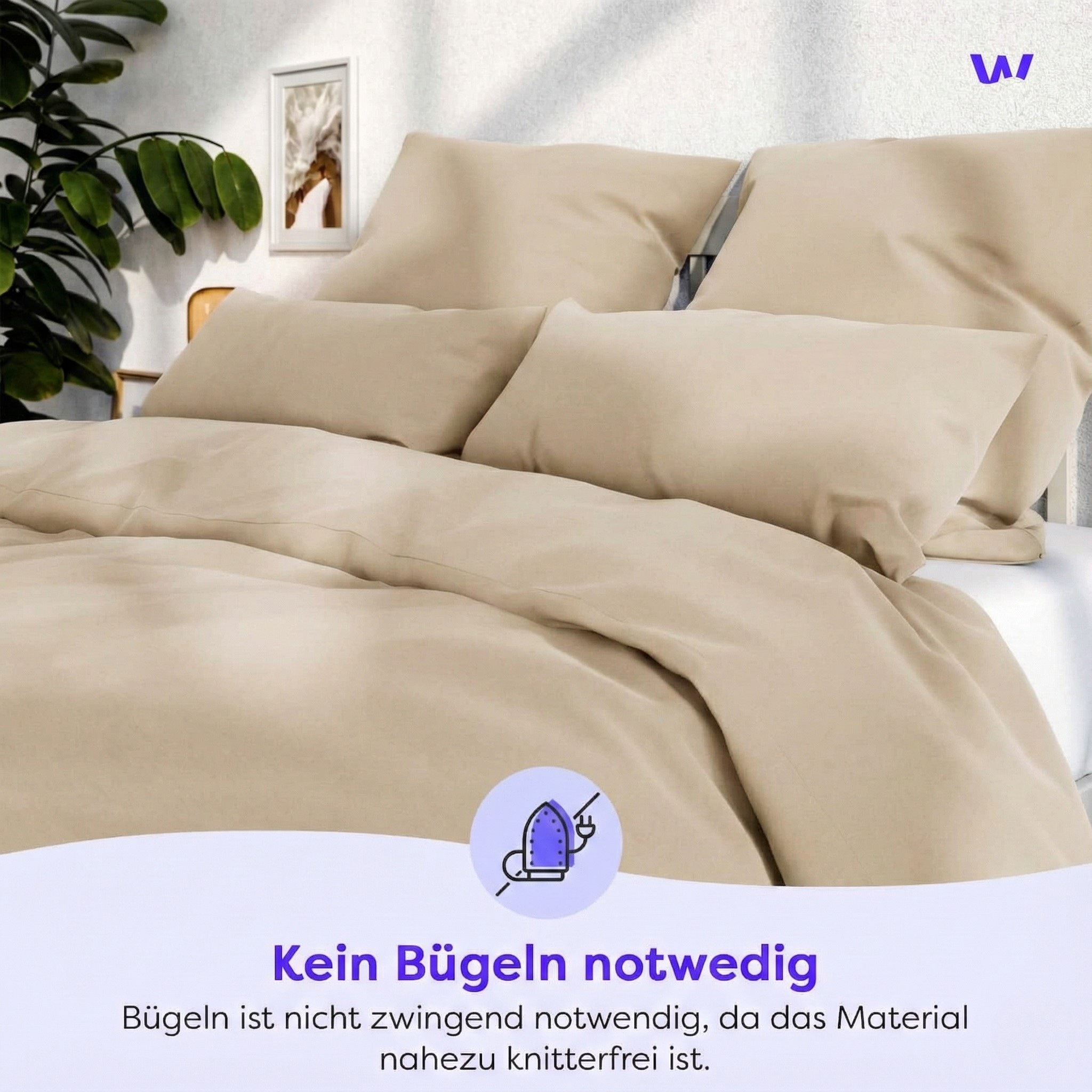 Wolkenfeld Kissenbezug "Mikrofaser Kissenbezug - Allergiker Kopfkissenbezug günstig online kaufen