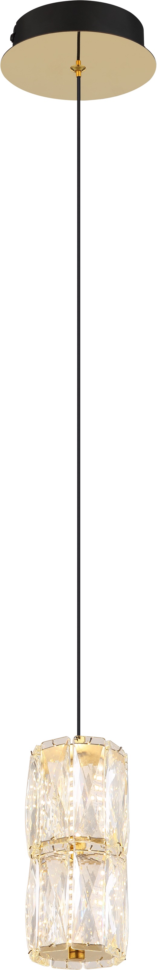 GLOBO LIGHTING LED Pendelleuchte »STEFANIE«, Leuchtmittel LED-Modul | LED fest integriert, Hängelampe/Hängeleuchte/Wohnzimmer/Esstisch/elegant