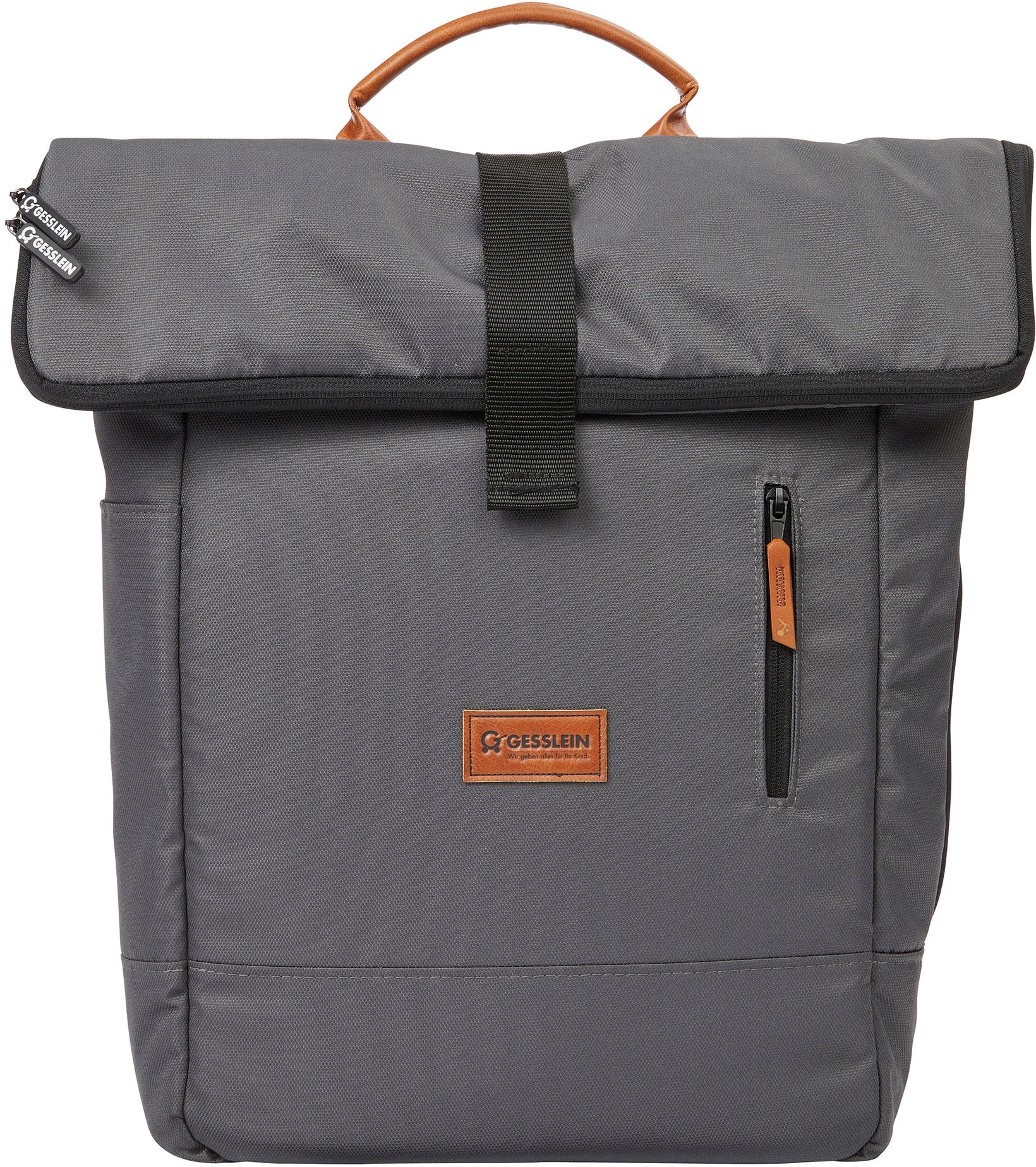 Gesslein Wickelrucksack »N°6 schiefergrau« paga...