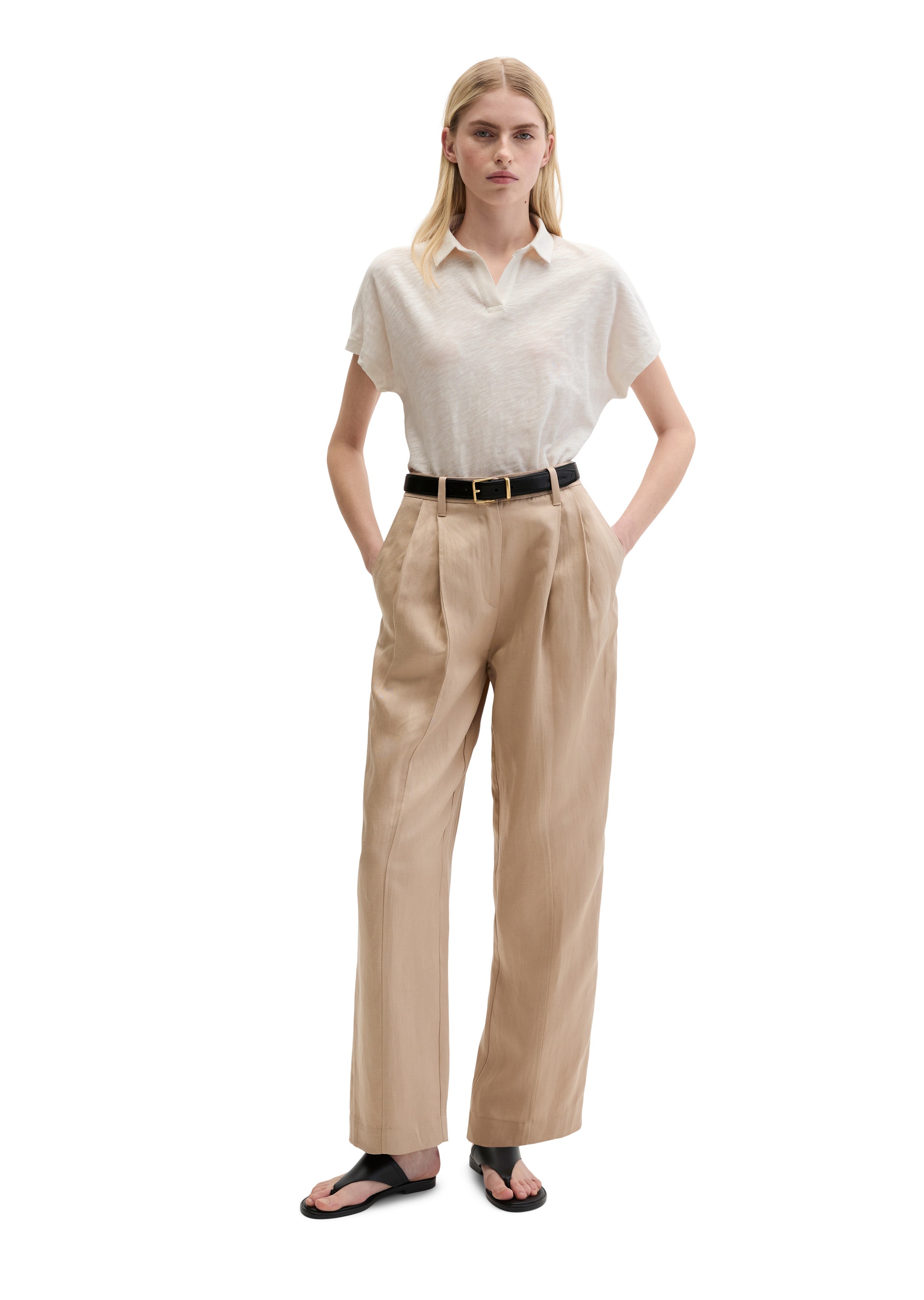 Marc O'Polo Poloshirt »aus Slub Jersey«