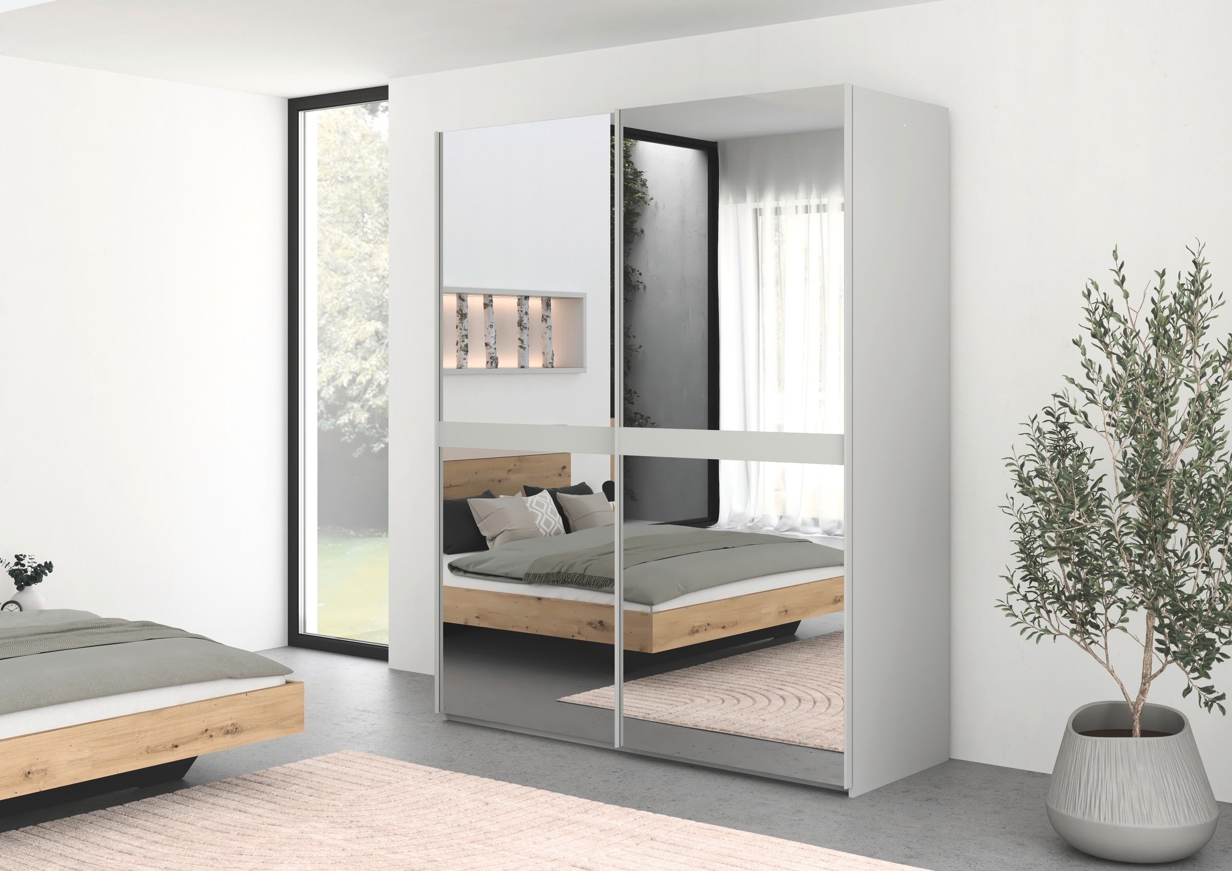 rauch Schwebetürenschrank "Kleiderschrank Schrank Garderobe Schlafzimmersch günstig online kaufen