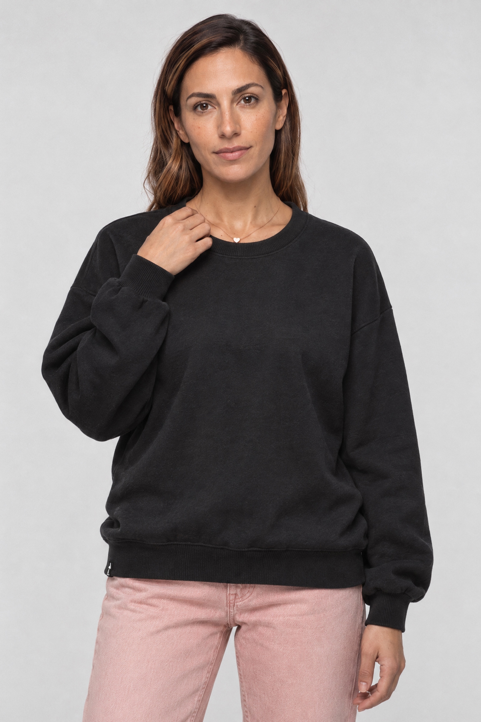 Alife & Kickin Sweatshirt , Überschnittene Schultern, Rippbündchen, sechs Schriftmotive
