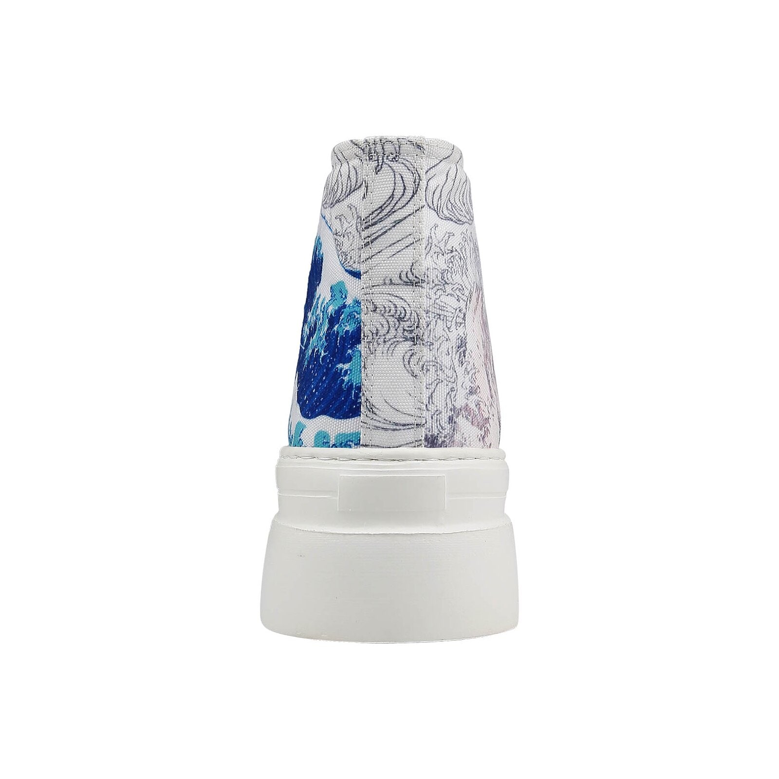DOGO Sneaker »Fiora High-Top Sneaker Japanese Waves Damen Sneaker«  Handgefertigt