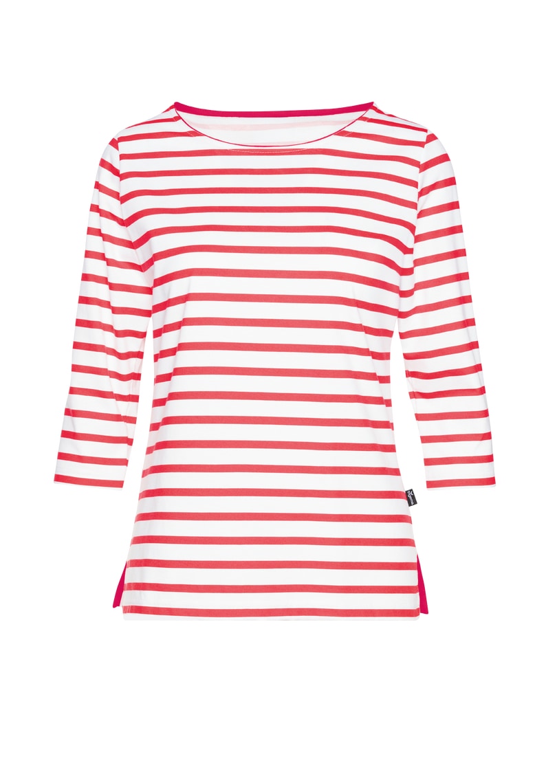 Trigema Longsleeve »TRIGEMA Dreiviertelarm Shirt mit Ringelmuster«, (1 tlg.)