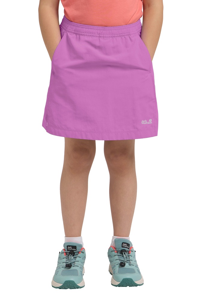 JACK WOLFSKIN Kinder Skort "SUN SKORT G"foxglove, Gr. 116, Obermaterial: 100% POLYAMID; Futter: 100% POLYESTER, Röcke