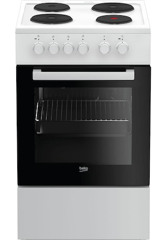 BEKO Elektro-Standherd »FSS56000GW« Elektro...