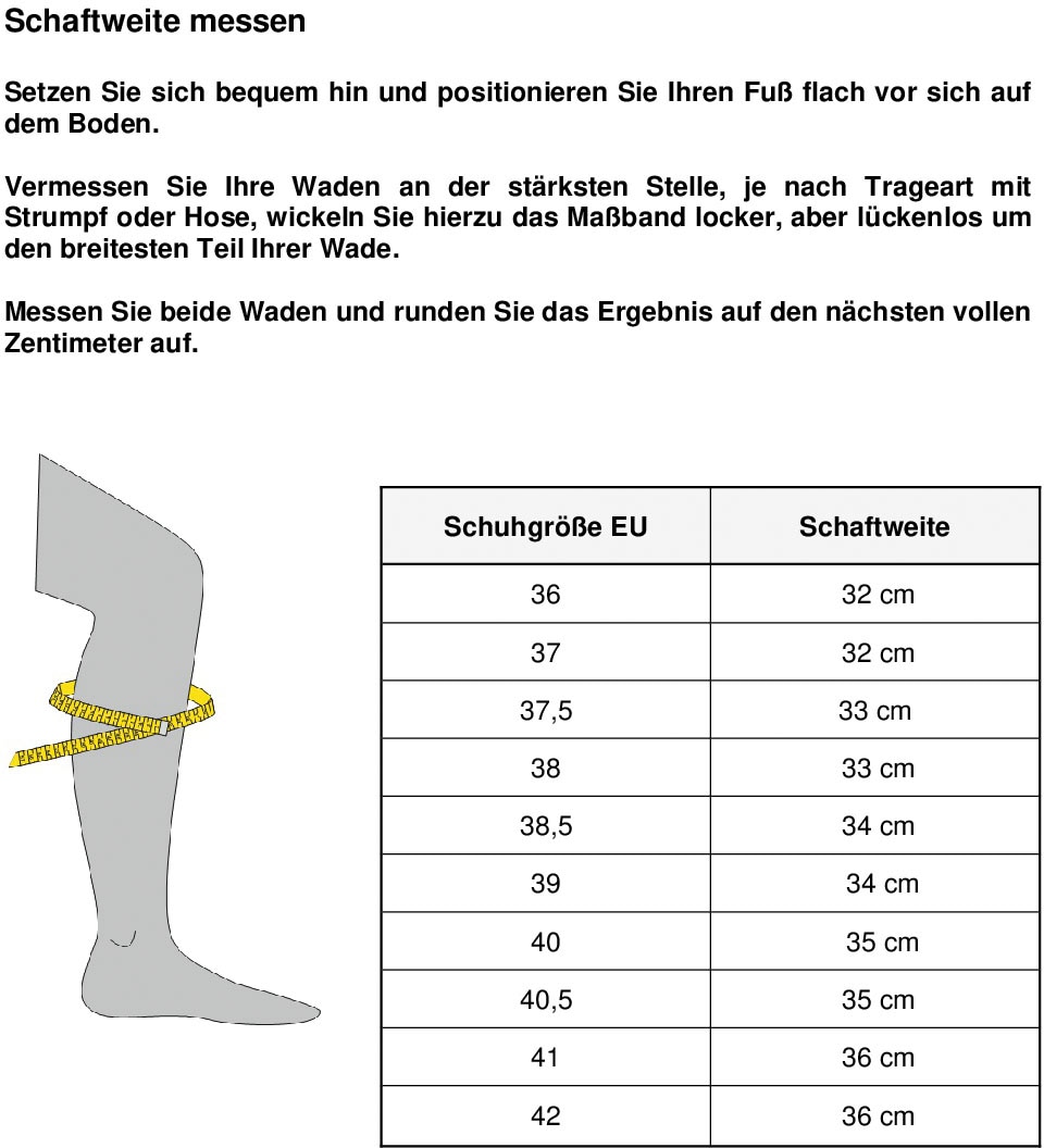 Caprice Schlupfstiefel, in klassischer Linie, XS Schaft