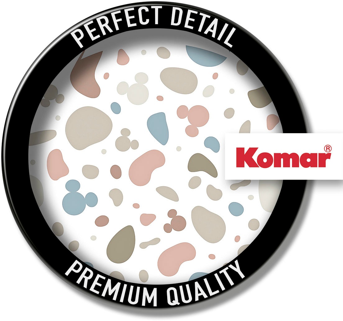 Komar Wandtattoo »Mickey Head Terrazzo Bambino - Größe 125 x 125 cm«, (1 St.), rund und selbstklebend
