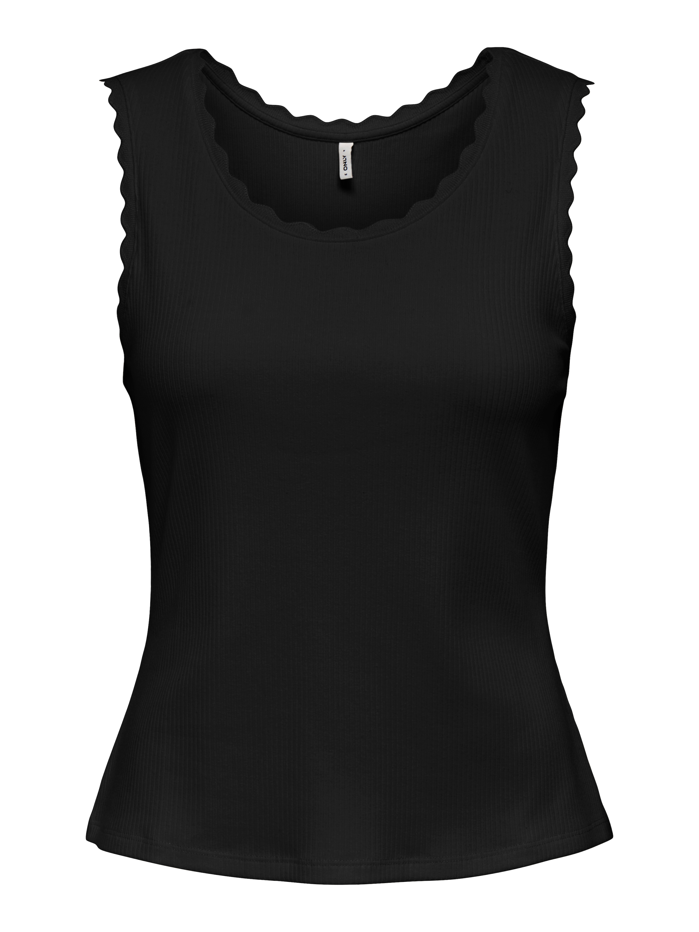 ONLY Tanktop »ONLLUNI S/L TANK TOP CS JRS« Baumwollmischung, regular fit, Rundhals