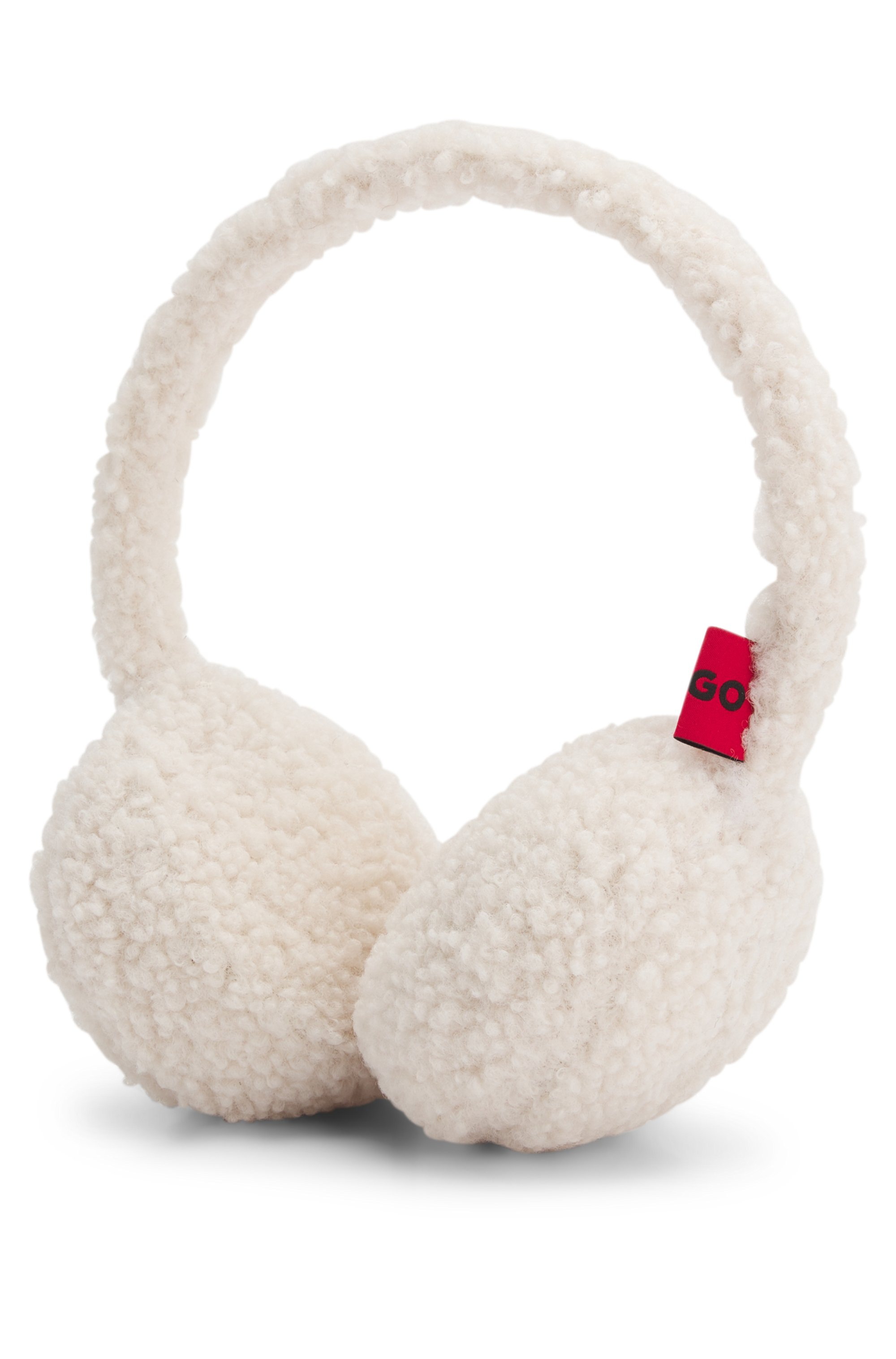 HUGO Ohrenwärmer "Claudya", mit tonaler Stickerei, Teddy günstig online kaufen