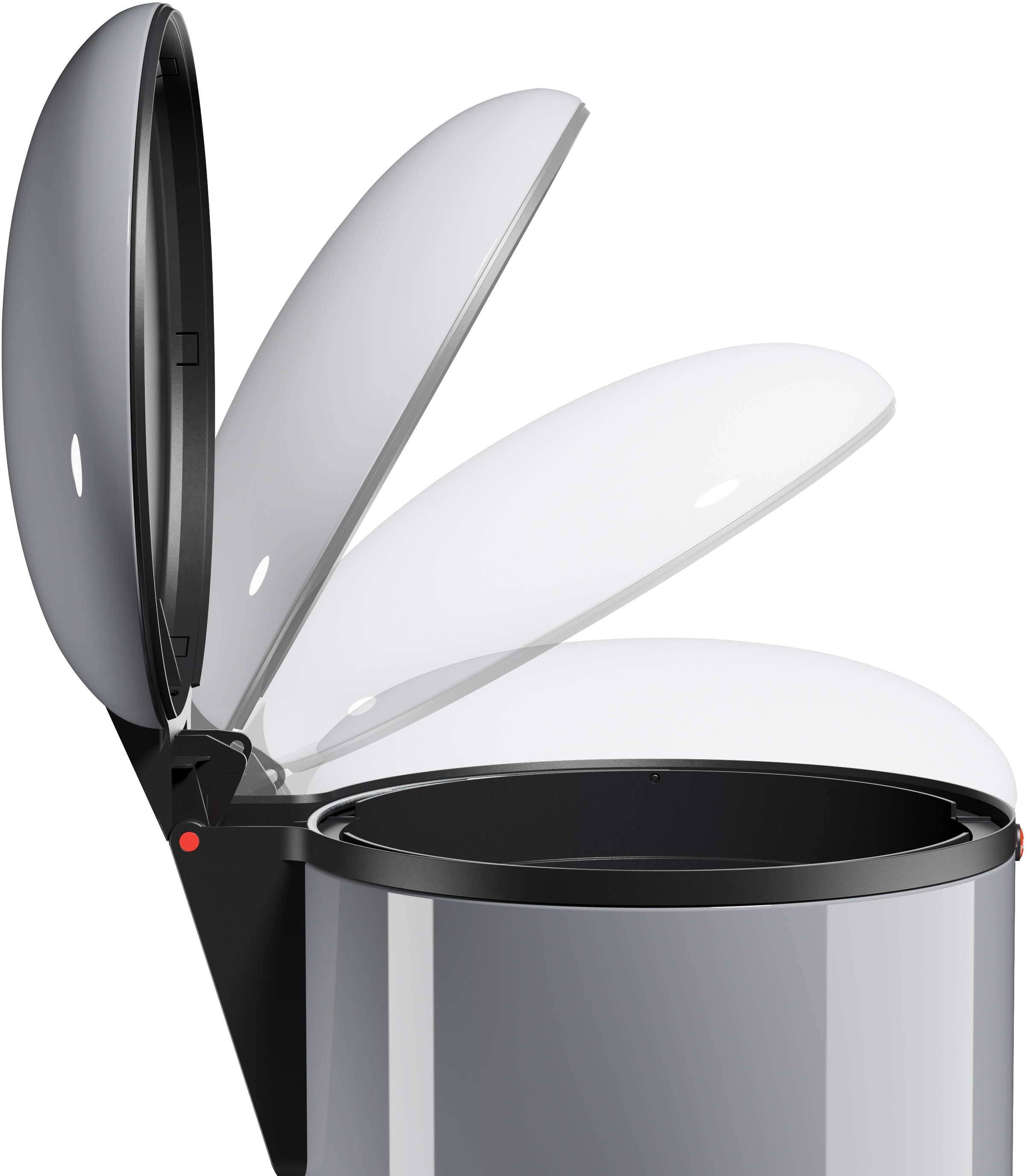 Hailo Mülleimer »Harmony M«, 1 Behälter, 12 l, Stahlblech o. Edelstahl, Kunststoff Inneneimer, Made in Germany