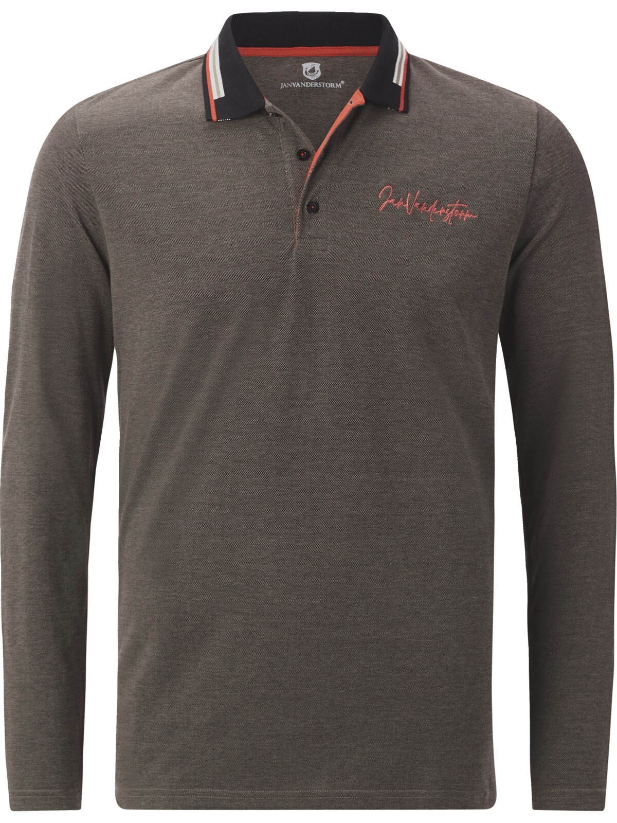 Jan Vanderstorm Langarm-Poloshirt "Langarm-Poloshirt KNUTSEN" günstig online kaufen