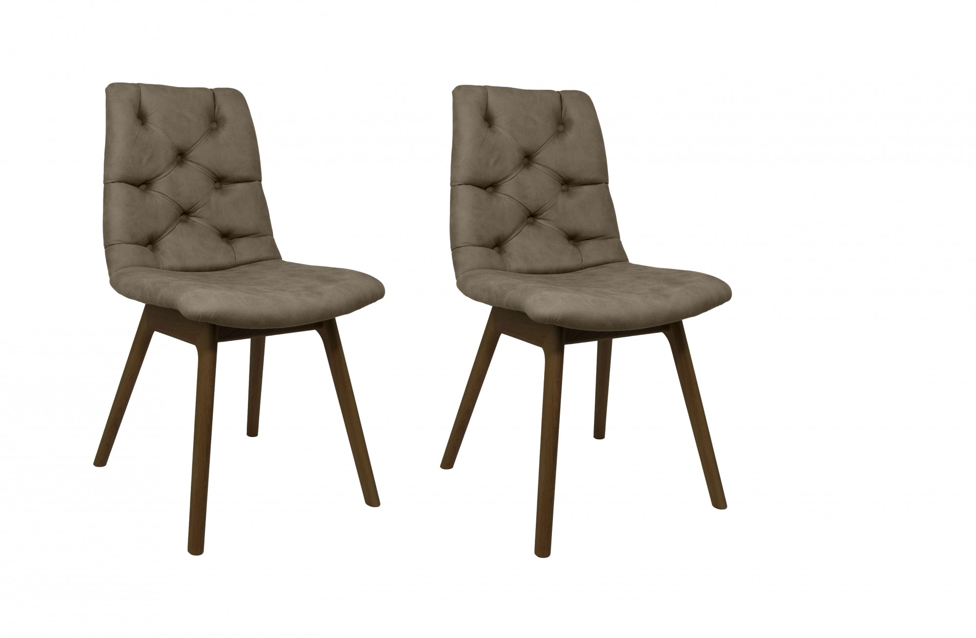 andas Esszimmerstuhl "Ramon", (Set), 2 St., Microfaser, mit Massivholzbeine günstig online kaufen