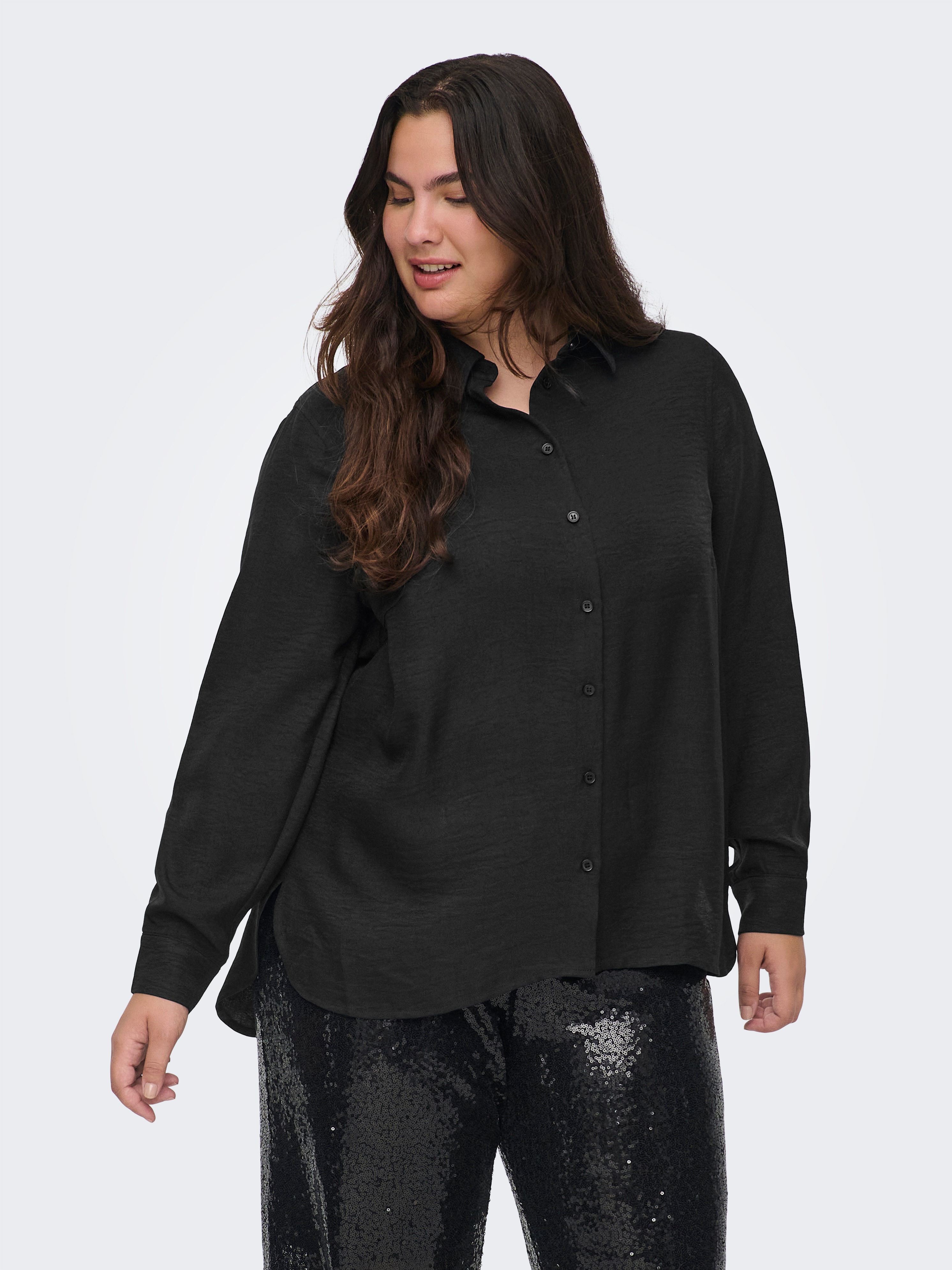 Thumbnail - ONLY CARMAKOMA Hemdbluse "CARBAY LS SHIRT WVN BF"