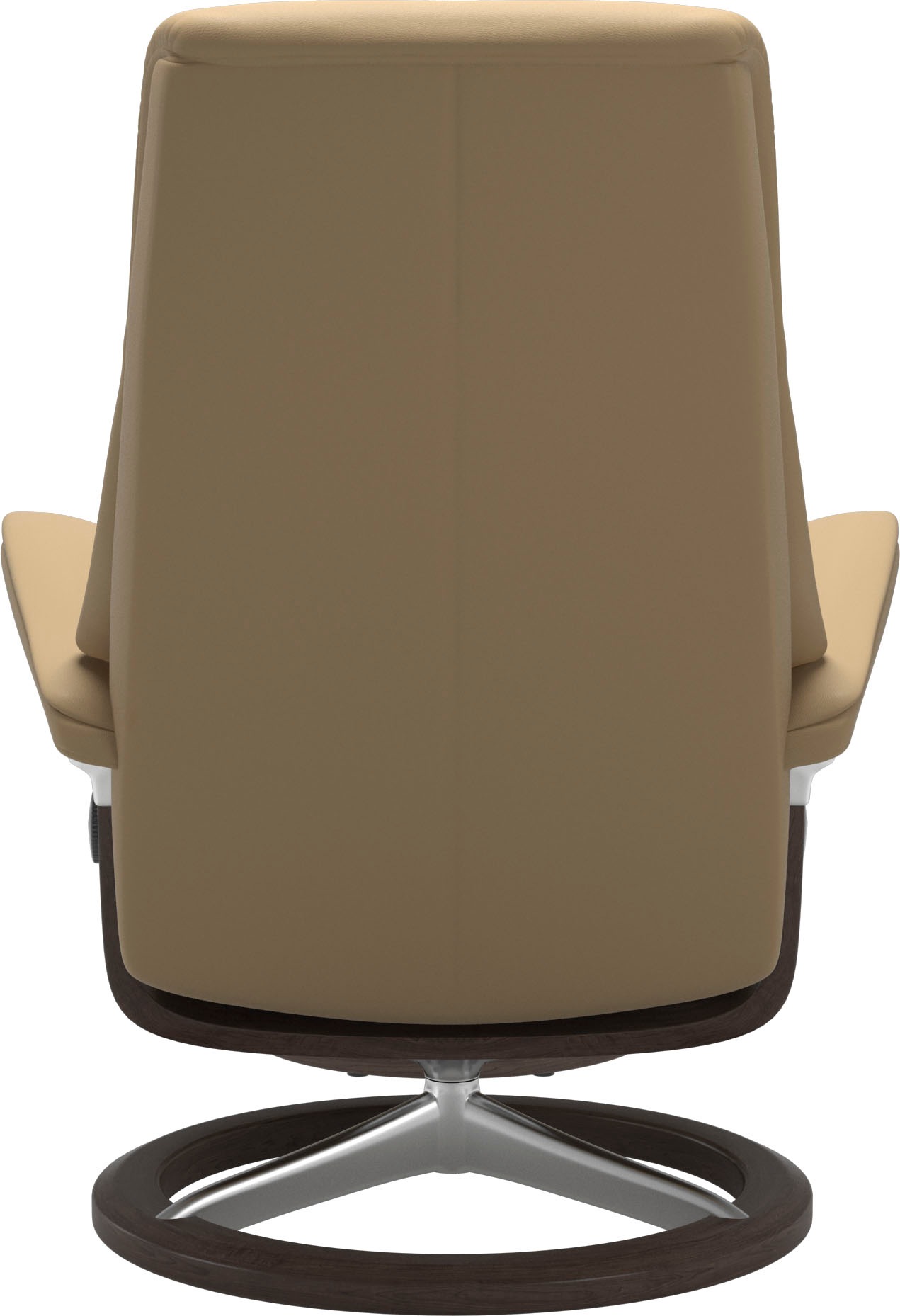 Stressless® Relaxsessel »View«, (Set, Relaxsessel mit Hocker), mit Signature Base, Größe S,Gestell Wenge