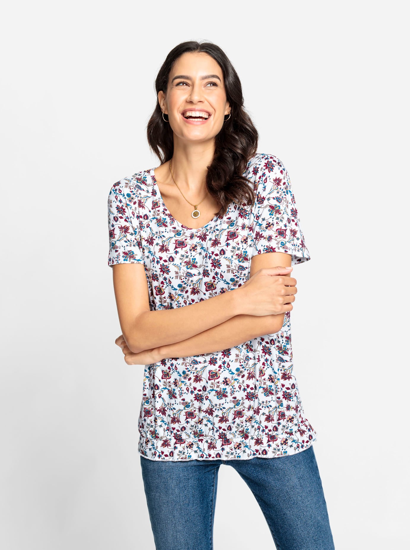 Inspirationen Print-Shirt »Shirt«, (1 tlg.)