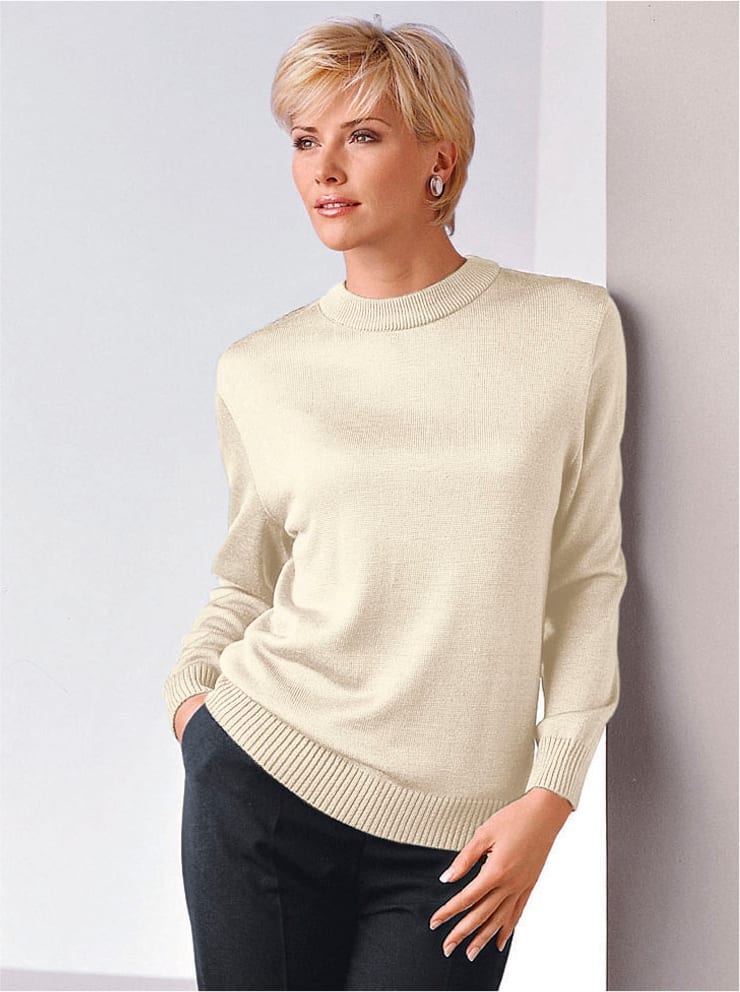 Classic Stehkragenpullover "Pullover"