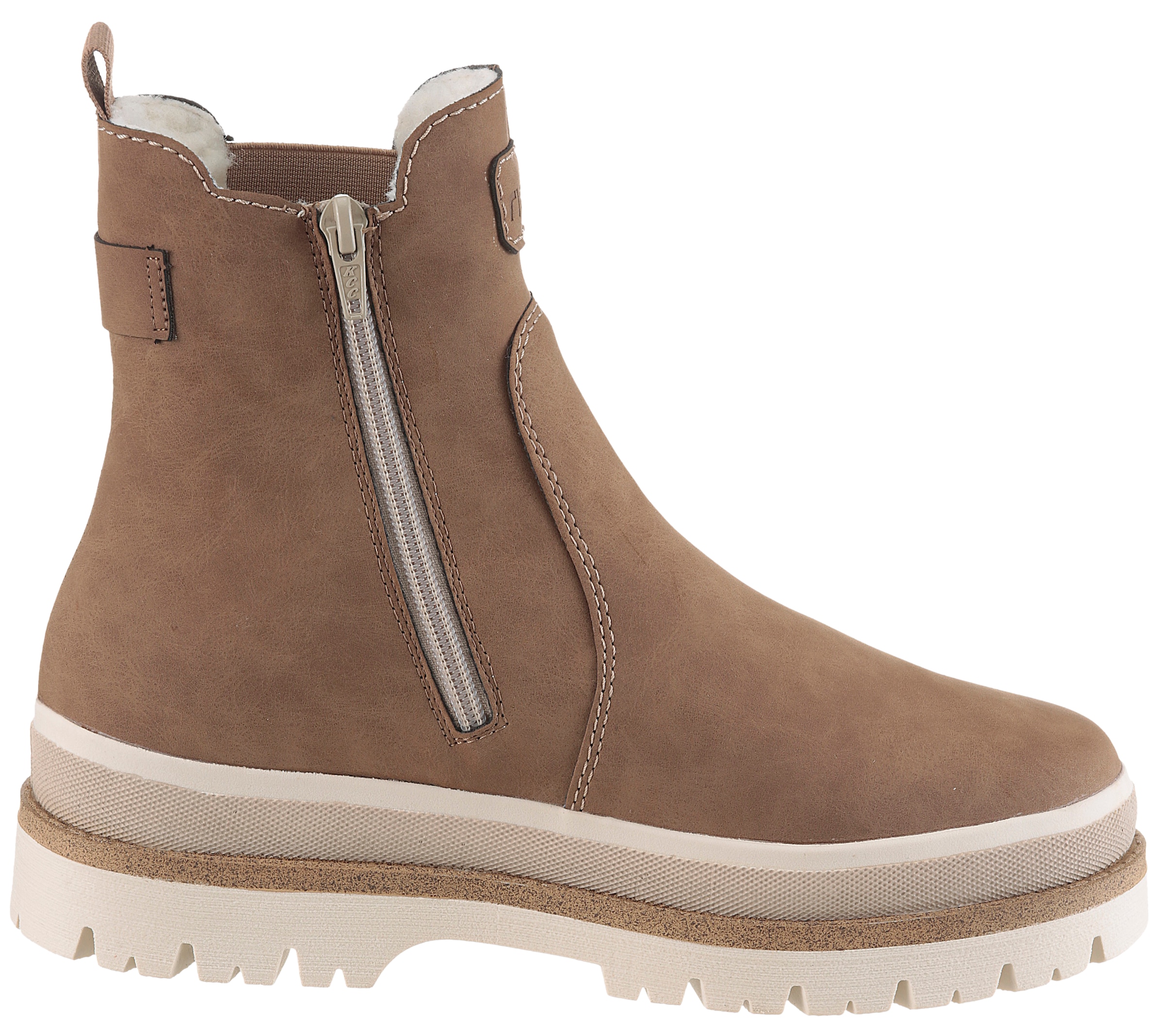 Rieker Winterboots  Chelseaboots, Plateauboots, Stiefelette mit Innenreißverschluss