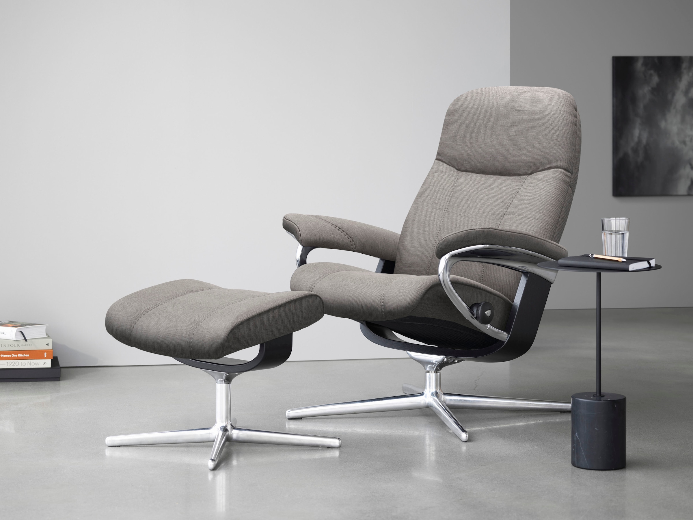 Stressless Relaxsessel "Consul", (Set, Relaxsessel mit Hocker), mit Hocker, günstig online kaufen