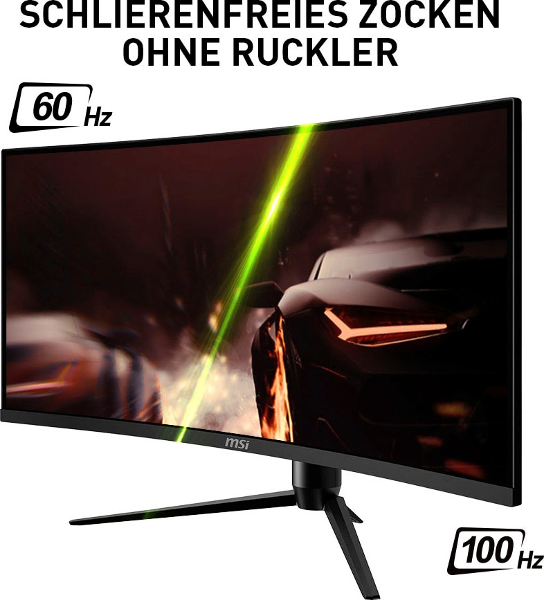 MSI Curved-Gaming-Monitor »Optix MAG342CQRV«, 86 cm/34 Zoll, 3440 x 1440 px, UWQHD, 1 ms Reaktionszeit, 100 Hz, höhenverstellbar, 3 Jahre Herstellergarantie