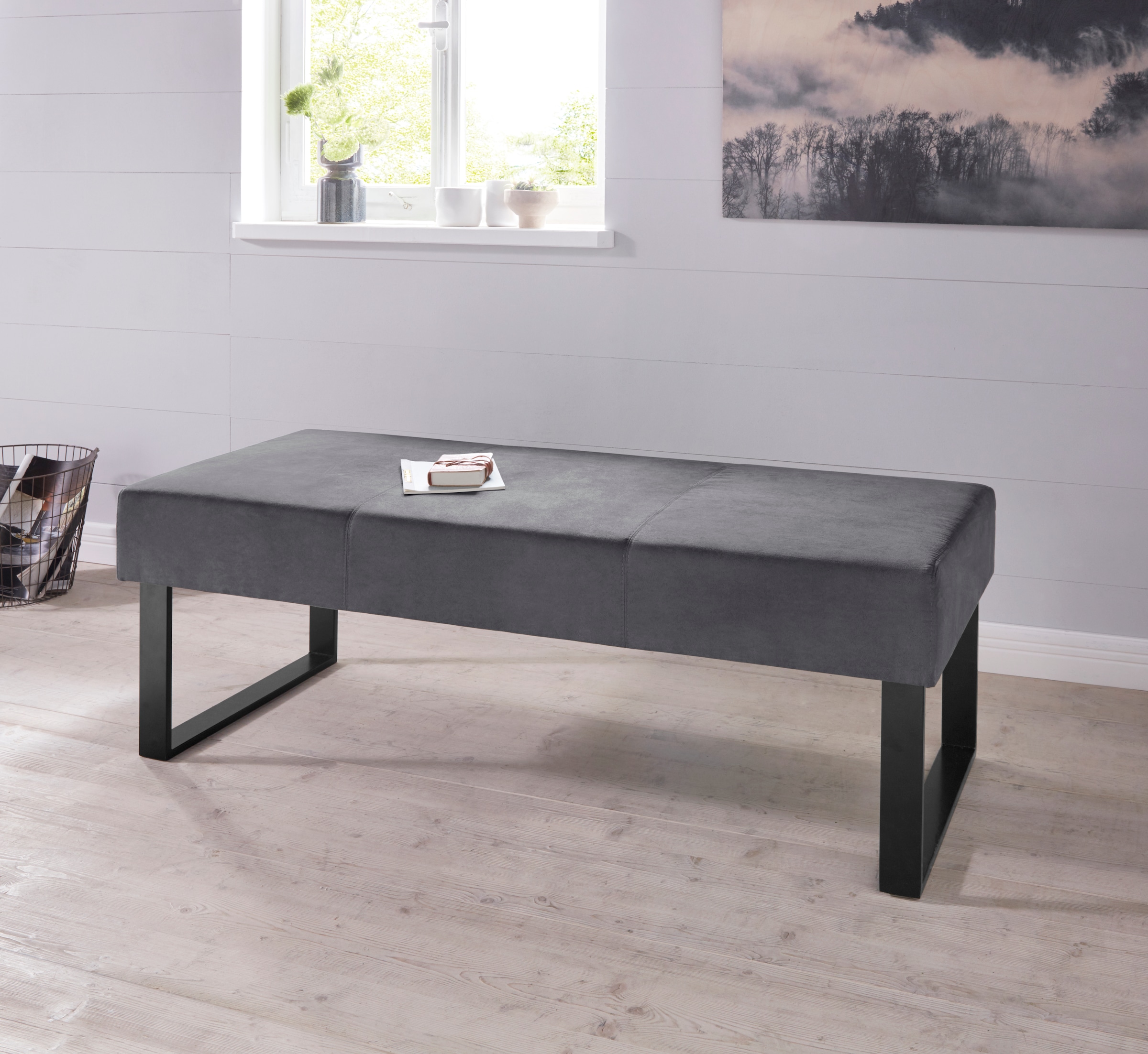 Home affaire Sitzbank »Oliver«, Breite 140cm, mit Metallgestell