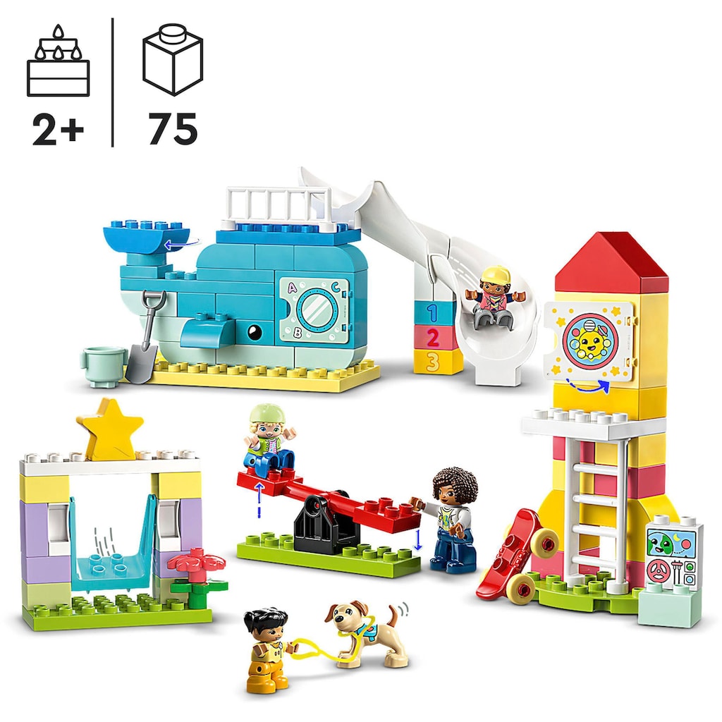 LEGO® Konstruktionsspielsteine »Traumspielplatz (10991), LEGO® DUPLO«, (75 St.), Made in Europe