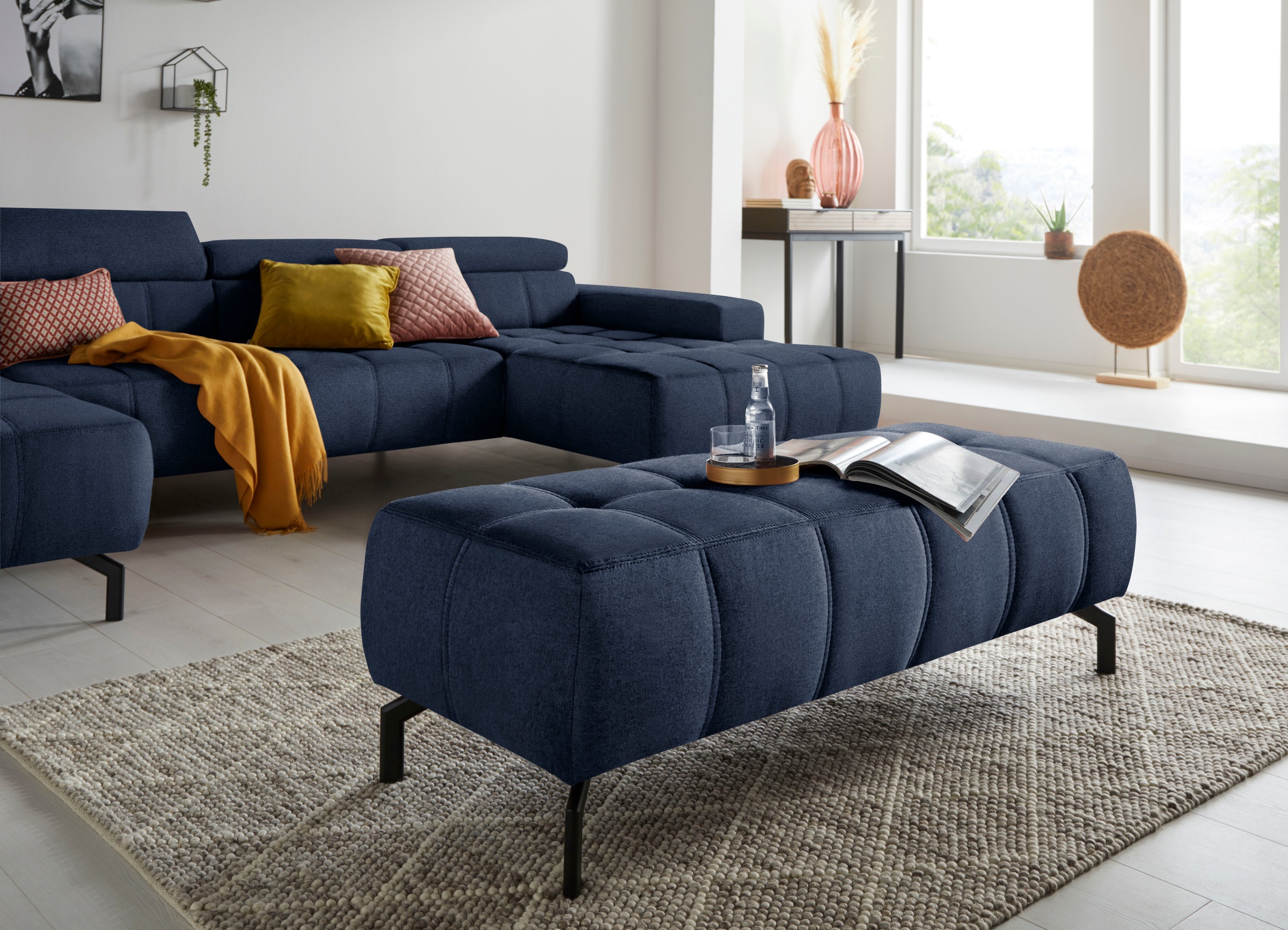 DOMO collection Polsterhocker »Cunelli«, passend zur "Cunelli"-Serie