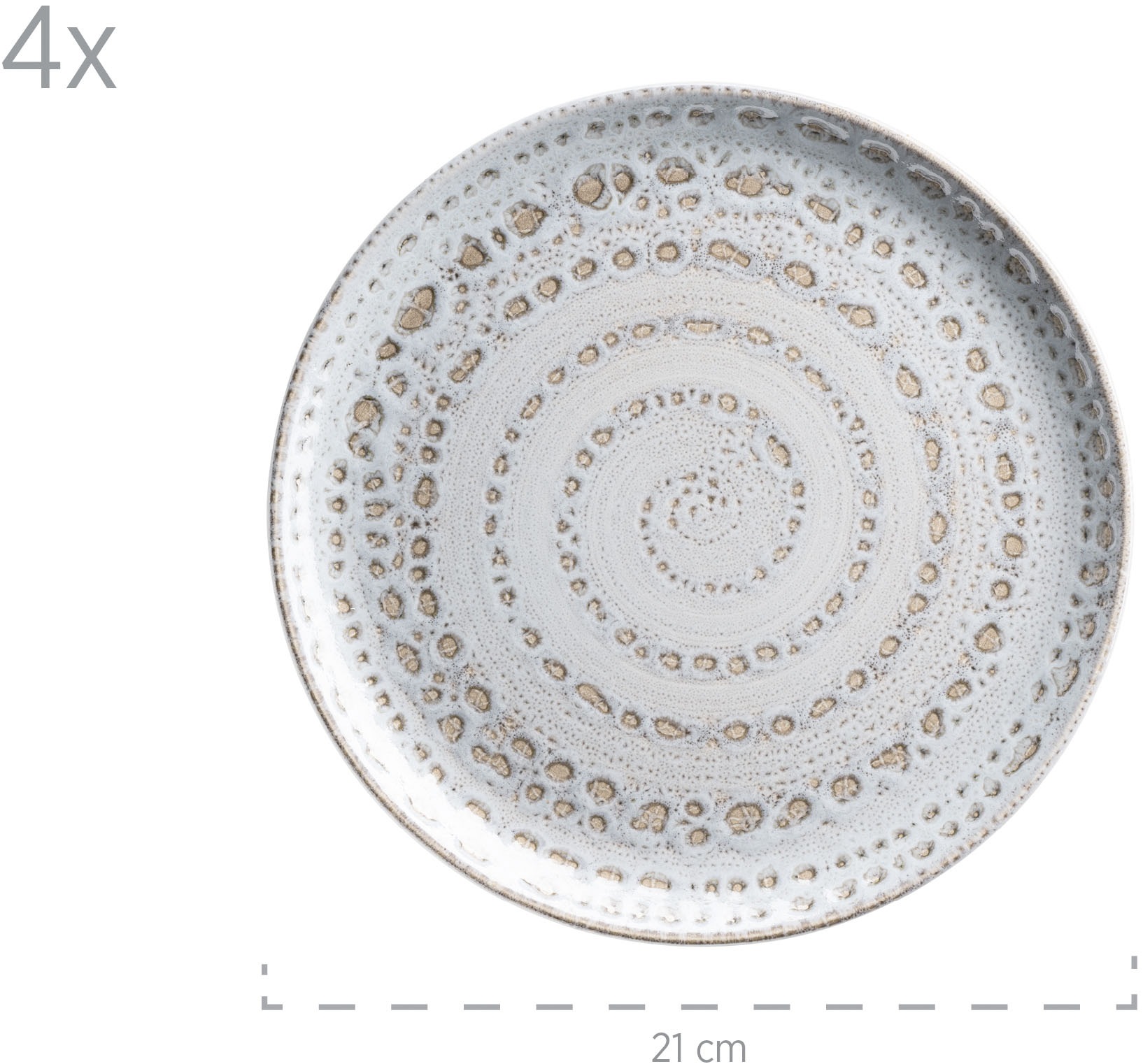 MÄSER Kombiservice »SPICY MARKET, Geschirr-Set, Steingut«