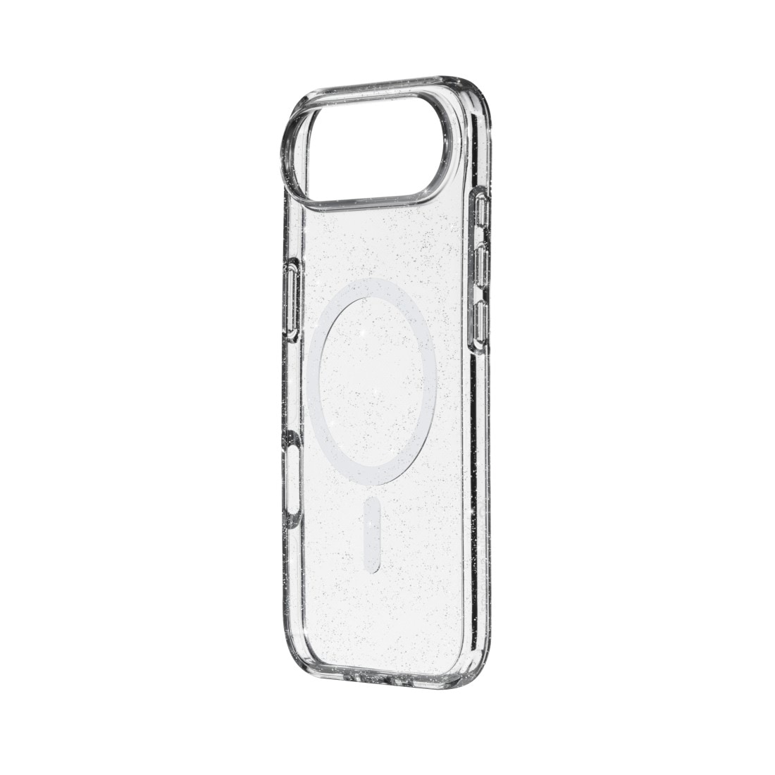White Diamonds Smartphone-Hülle »Handyhülle „Mag Glitter“ für Apple iPhone Air, Transparent« Apple iPhone Air MagSafe, Glitzereffekt, stoßfeste Ecken, Anti-Vergilbung