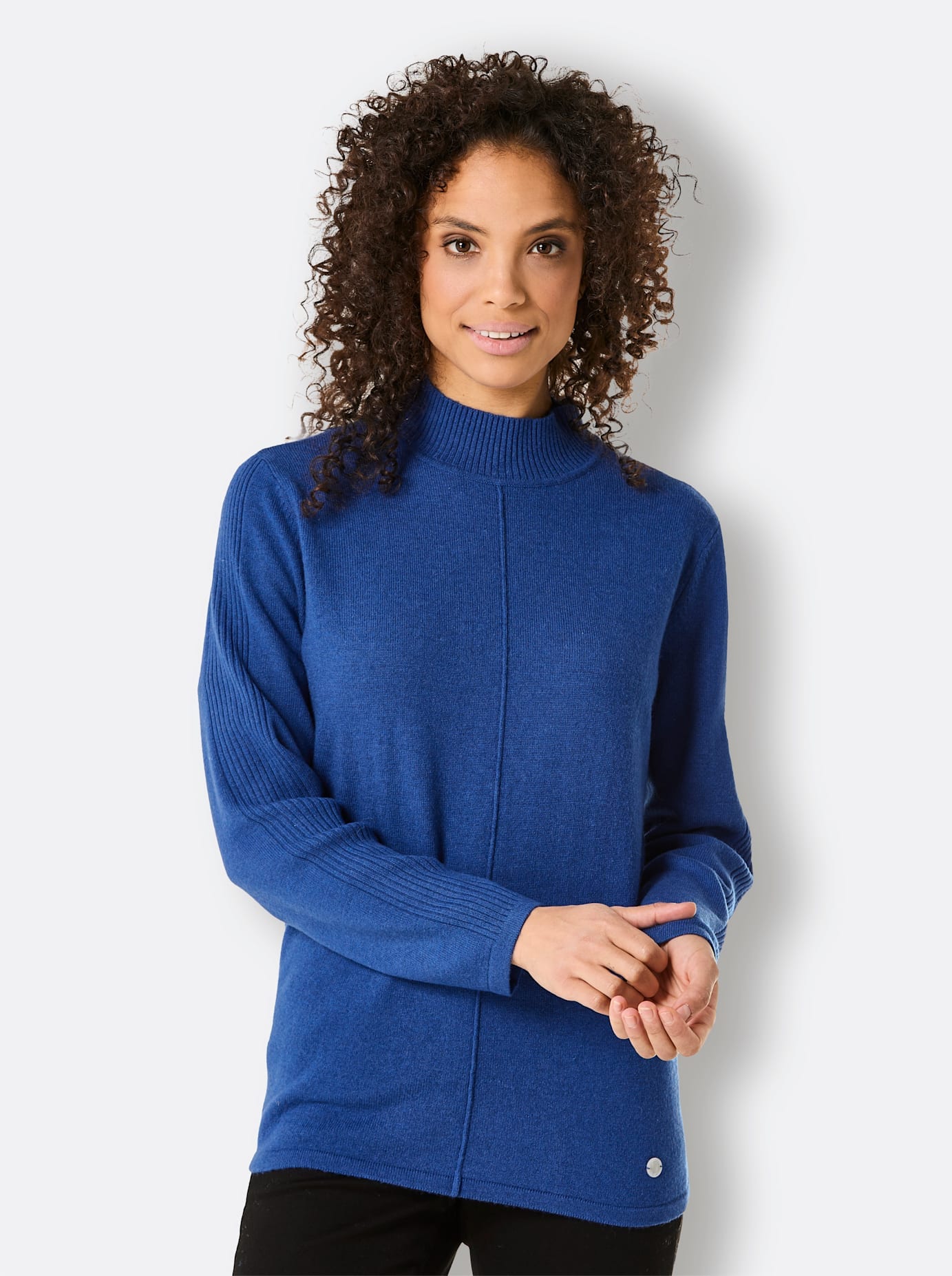 CREATION L PREMIUM Stehkragenpullover »Merino-Kaschmir-Pullover«