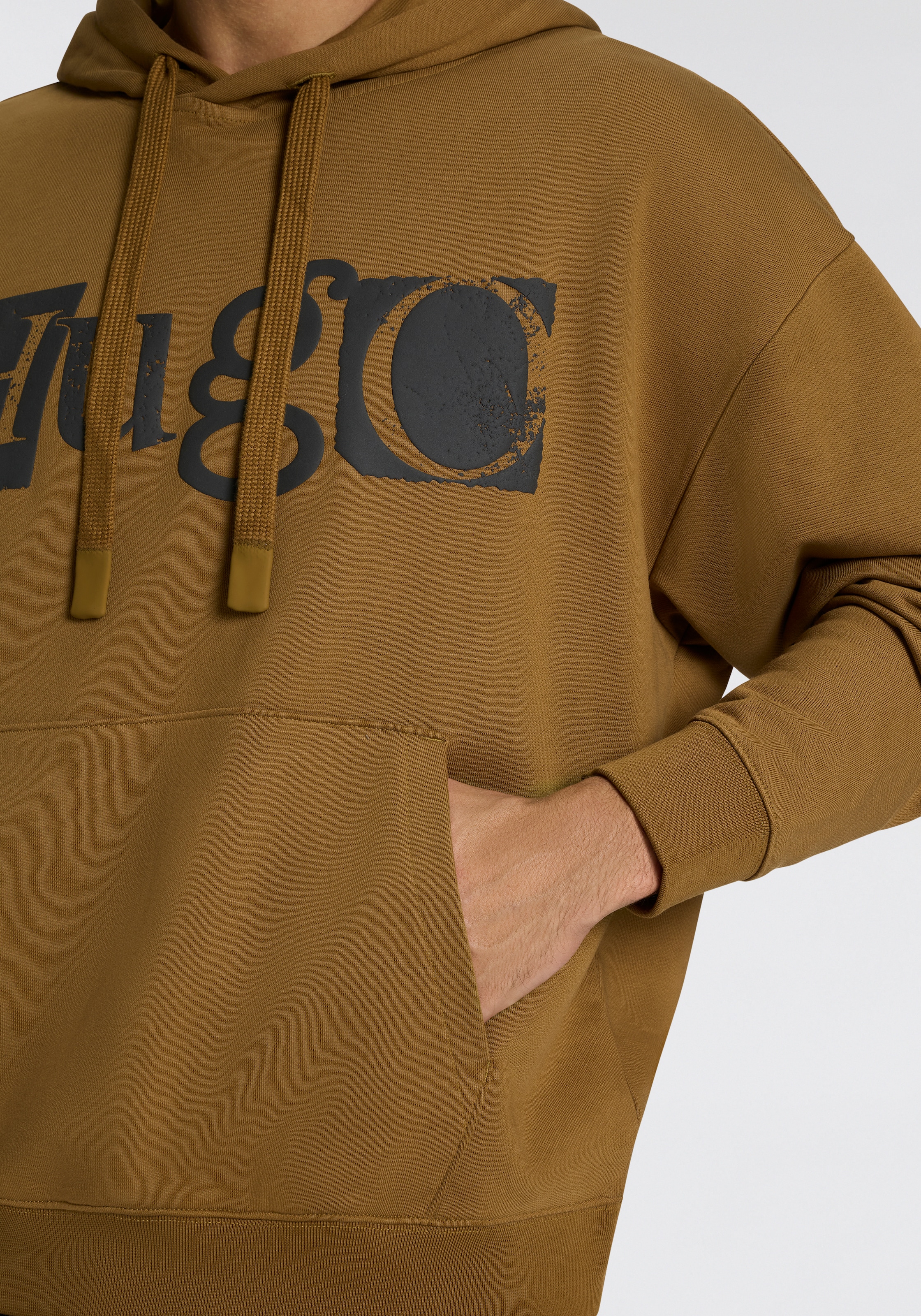 HUGO Blue Kapuzensweatshirt »Nildi«, mit großem HUGO-Druck