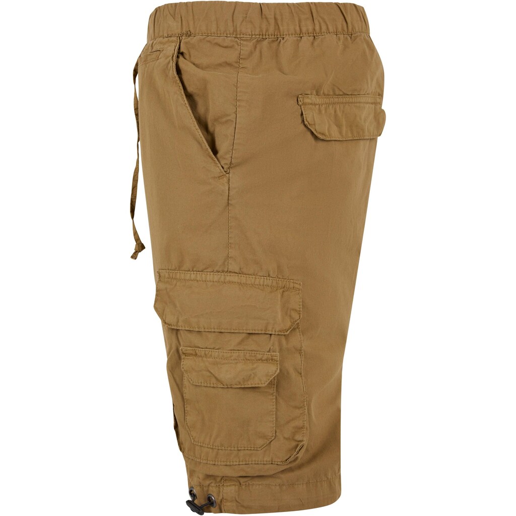 URBAN CLASSICS Stoffhose »Herren Double Pocket Cargo Shorts«, (1 tlg.)