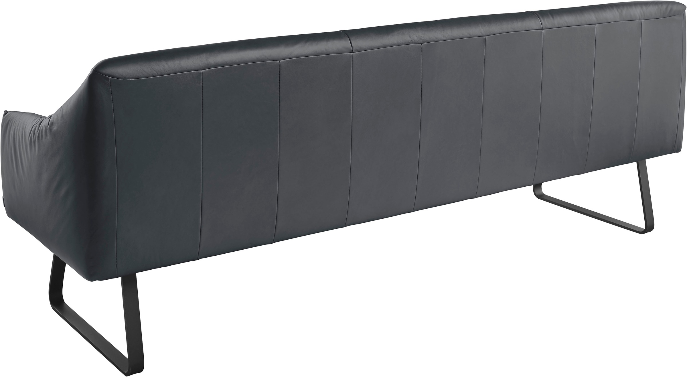 Musterring Essbank »JustB! SP500«, (1 St.), Metallkufe schwarz, verschiedene Farben, Breite 220 oder 250 cm