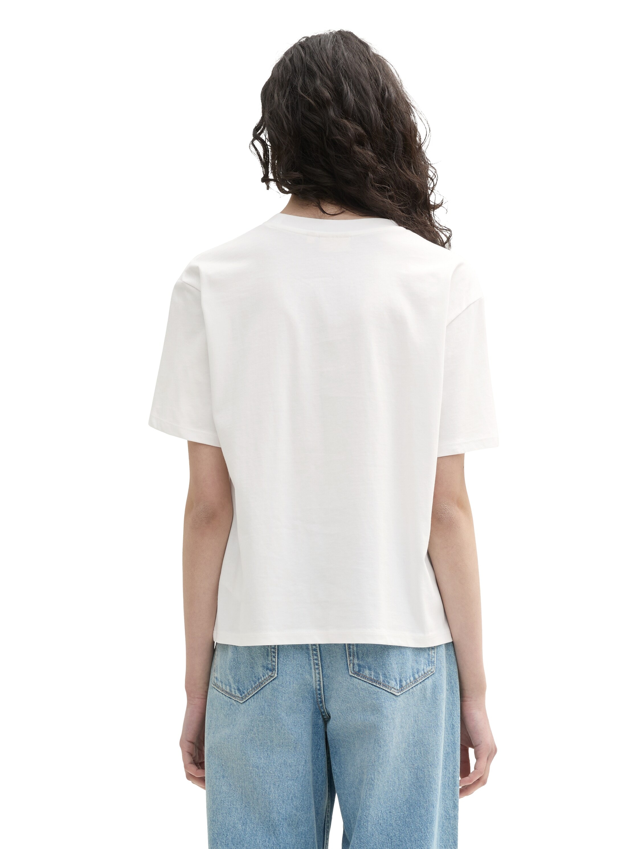 TOM TAILOR Denim T-Shirt »Boxy«, aus reiner Baumwolle