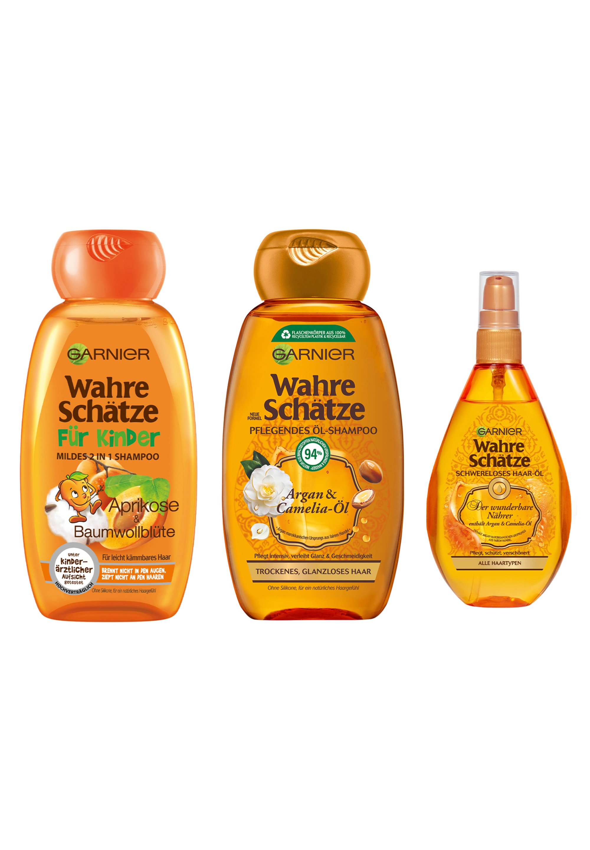 GARNIER Haaröl »Garnier Wahre Schätze Haar-Öl Argan & Camelia-Öl«