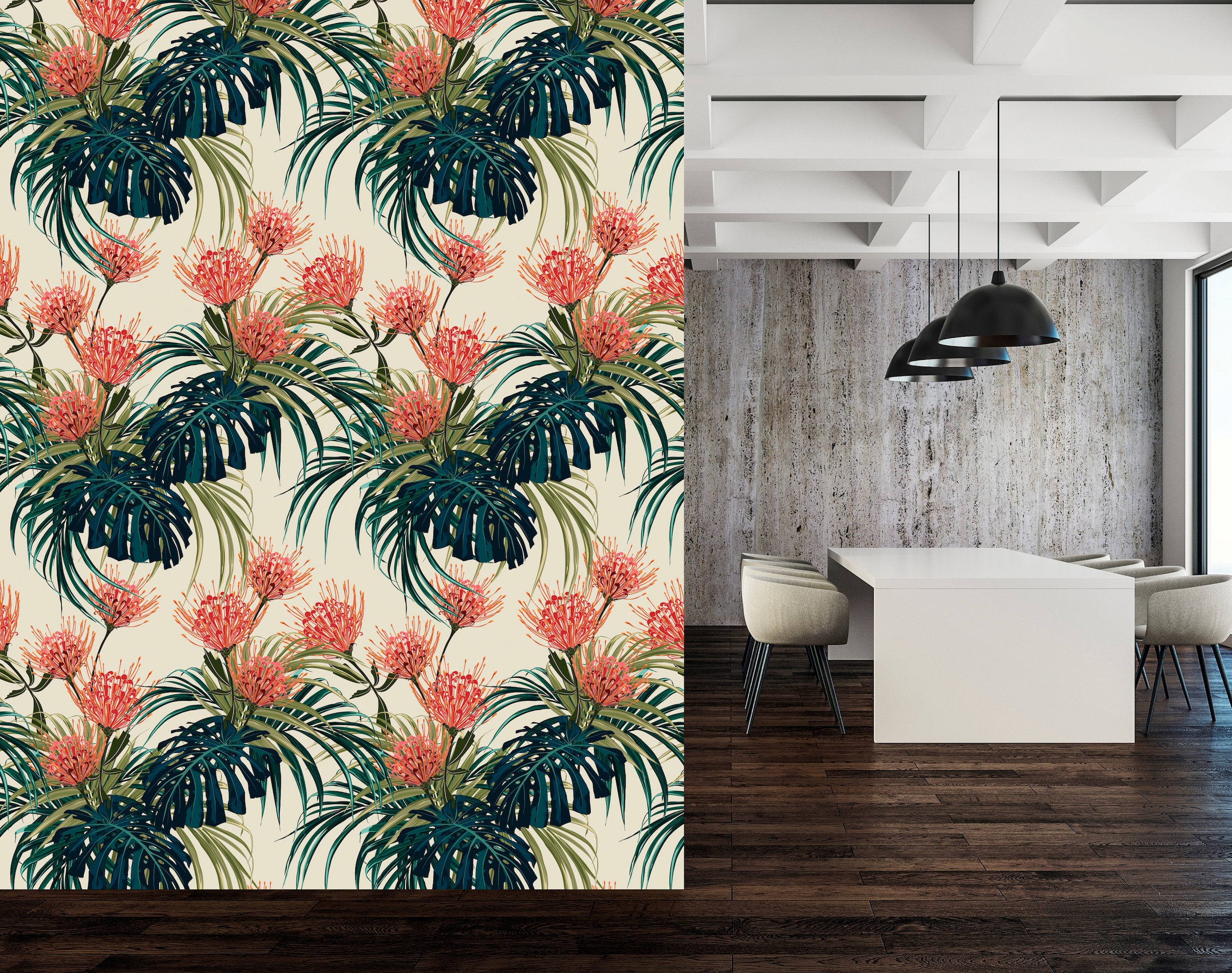 queence Vinyltapete »Lilian«, bedruckt-Barock-Antikoptik-Kunst, 90x250cm, selbstklebend, kinderleichte Anbringung, Sticker