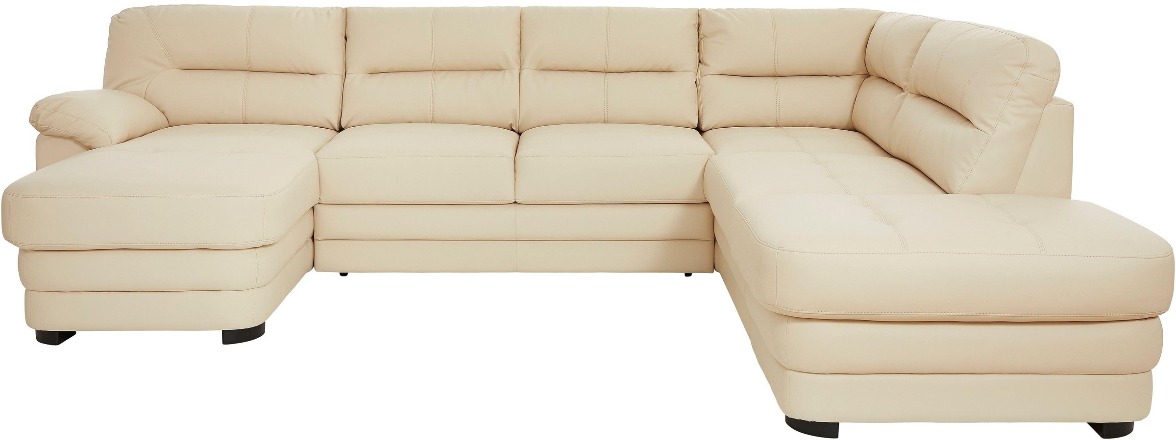 COTTA Polstergarnitur »Royale U-Form«, (Set), Set bestehend aus: Wohnlandschaft & Hocker