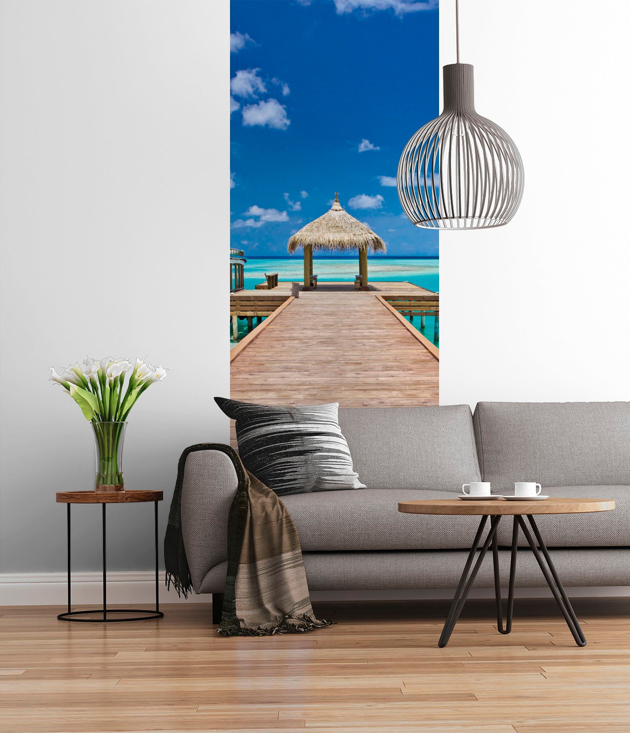 Komar Fototapete "Vlies Fototapete - Beach Resort - Größe 100 x 280 cm", bedruckt