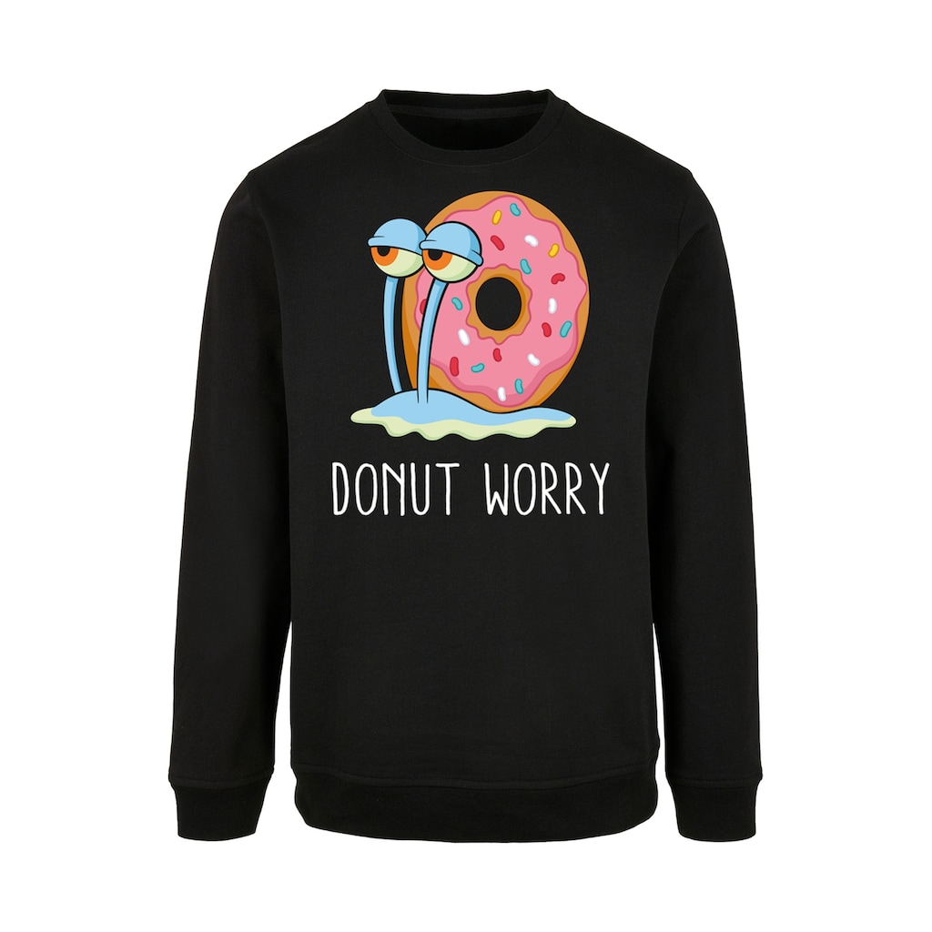 F4NT4STIC Sweatshirt »Spongebob Schwammkopf Donut Worry Garry Schnecke«