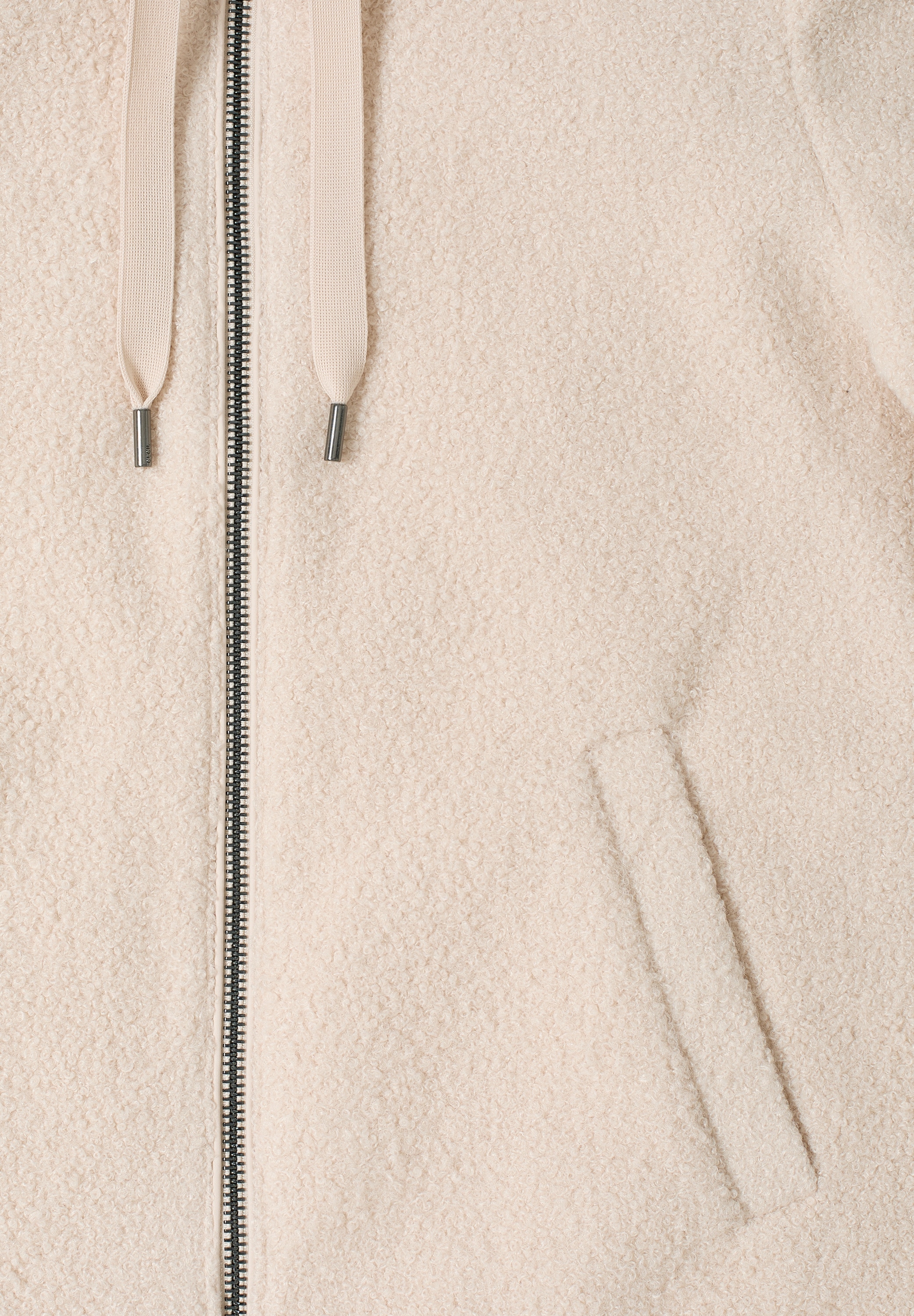 Cecil Fellimitatjacke ohne Kapuze mit Stehkragen